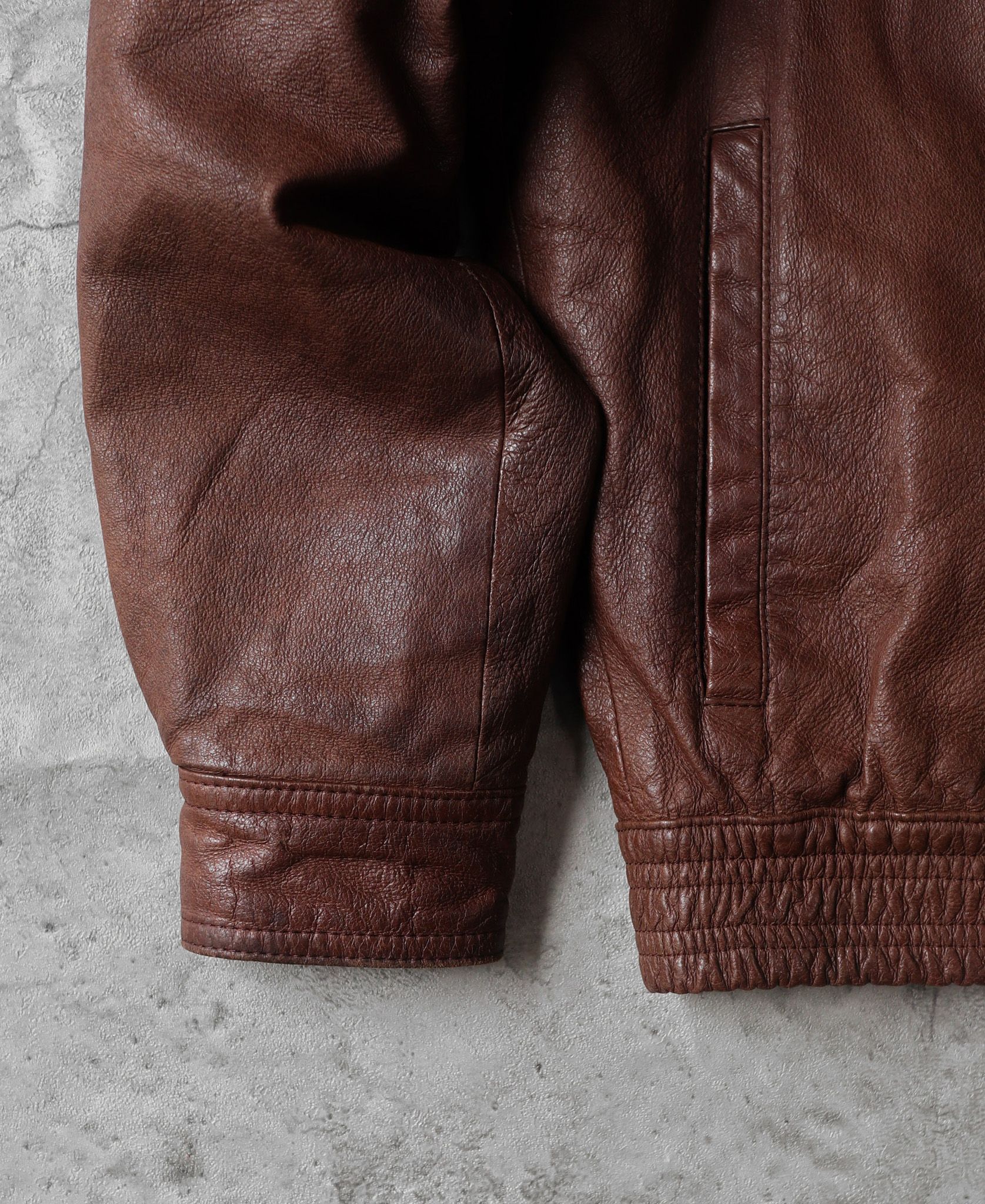 10.25.23 - VTG PECCARY REAL LEATHER BLOUSON JACKET - GRANVALTA