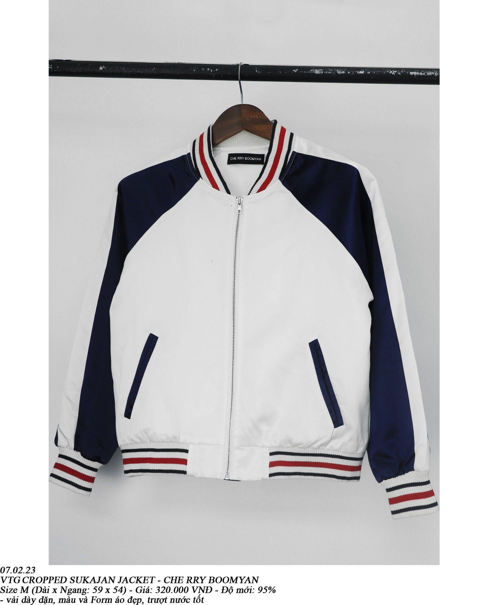 07.02.23 - VTG CROPPED SUKAJAN JACKET - CHE RRY BOOMYAN