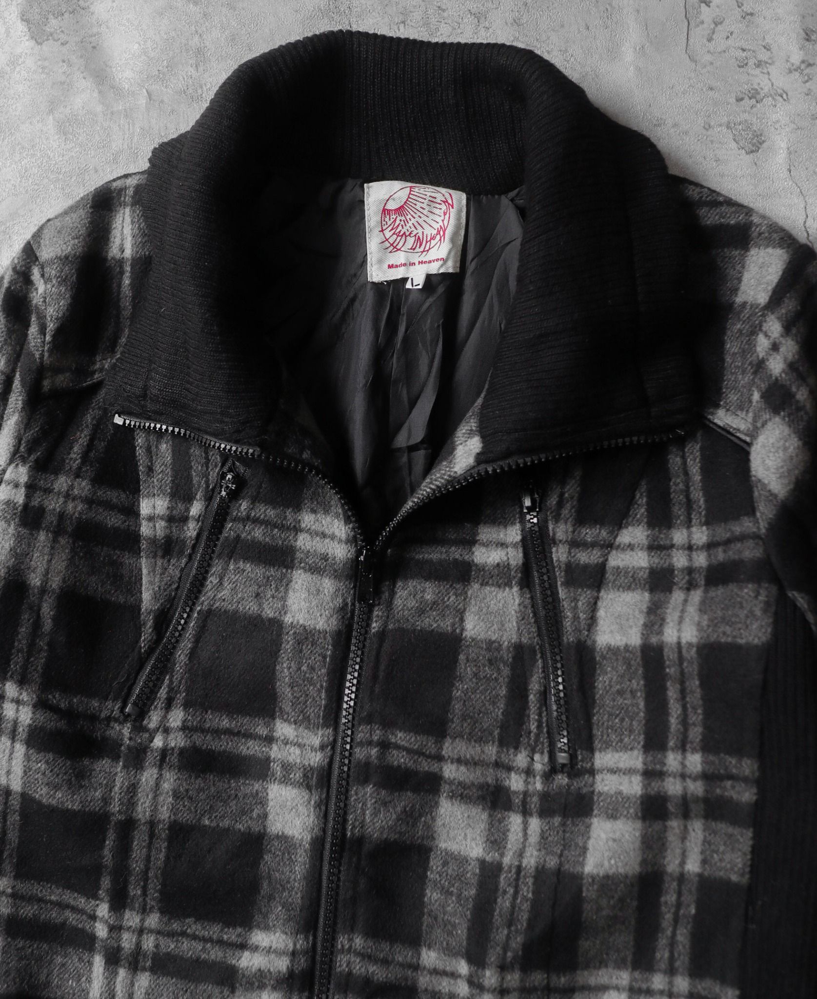 10.25.23 - VTG PUNK WOOL JACKET - MADE IN HEAVEN