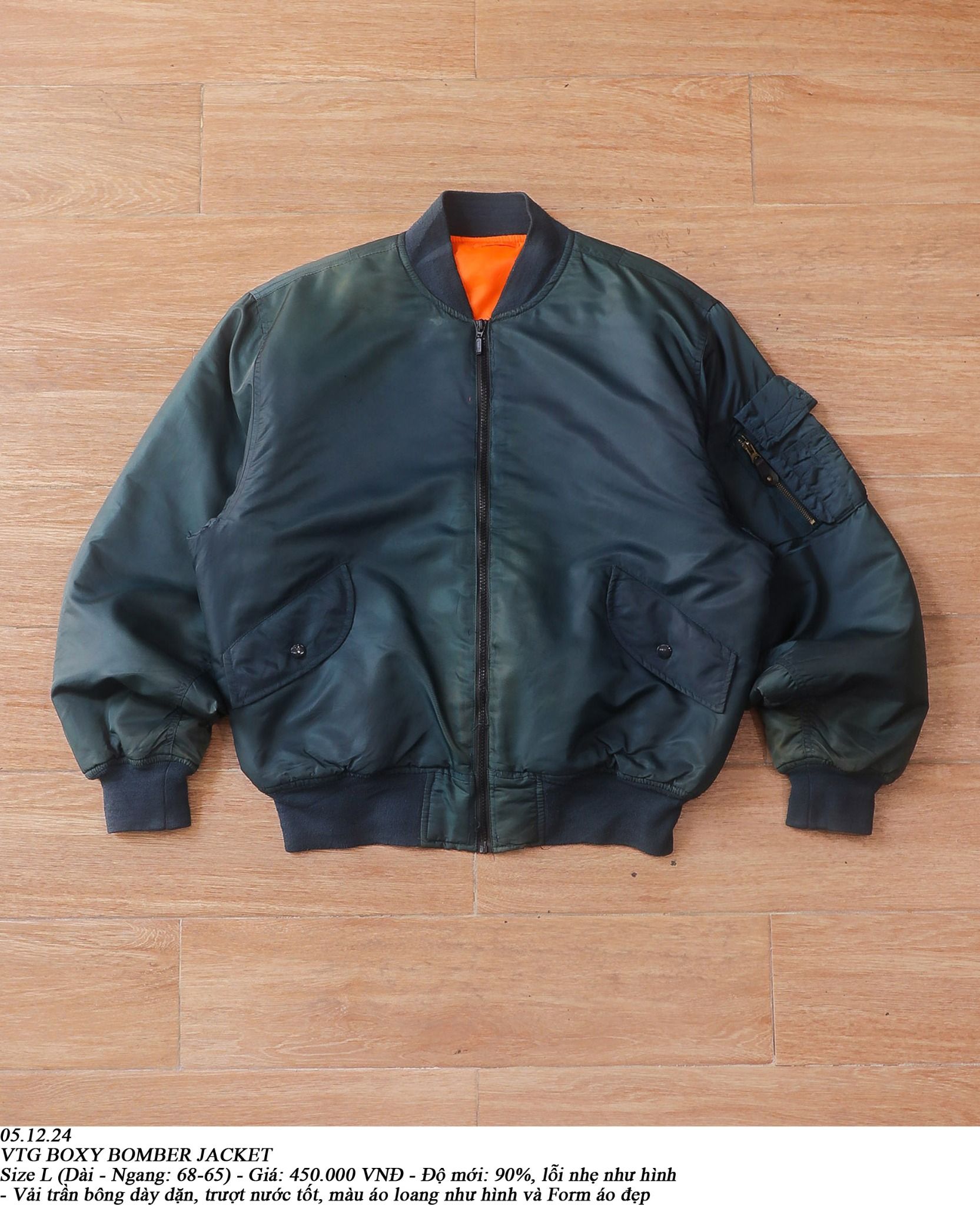 05.12.24 - VTG BOXY BOMBER JACKET