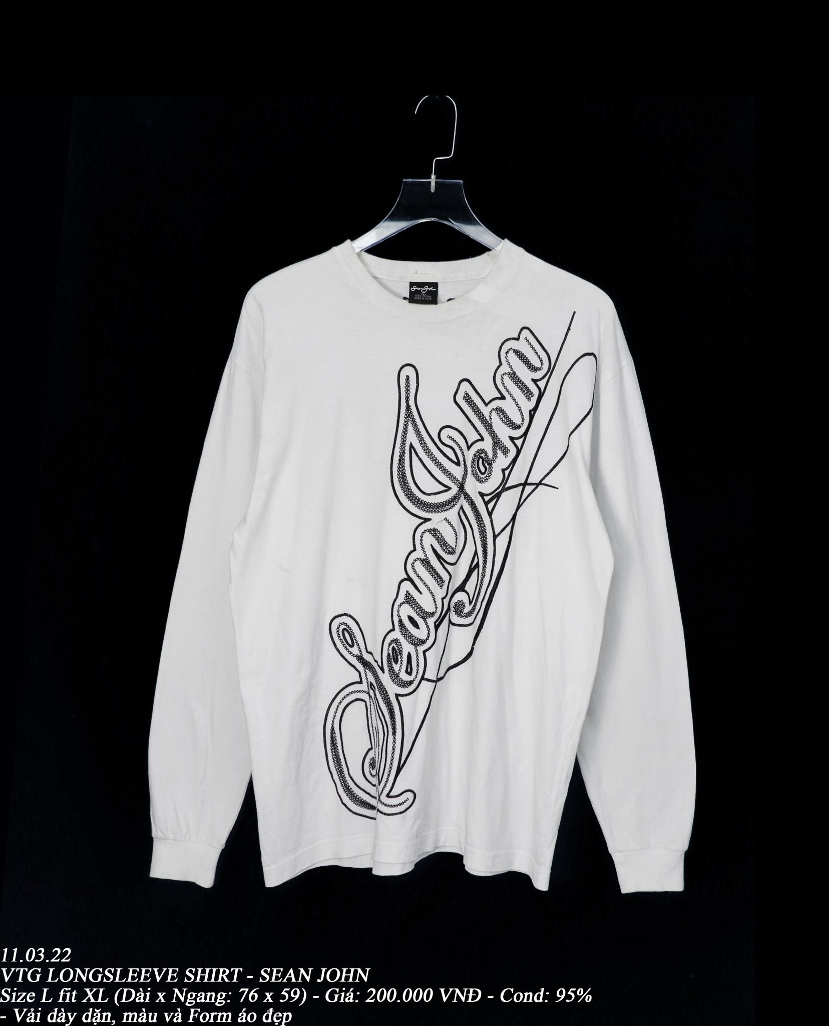11.03.22 - VTG LONGSLEEVE SHIRT - SEAN JOHN