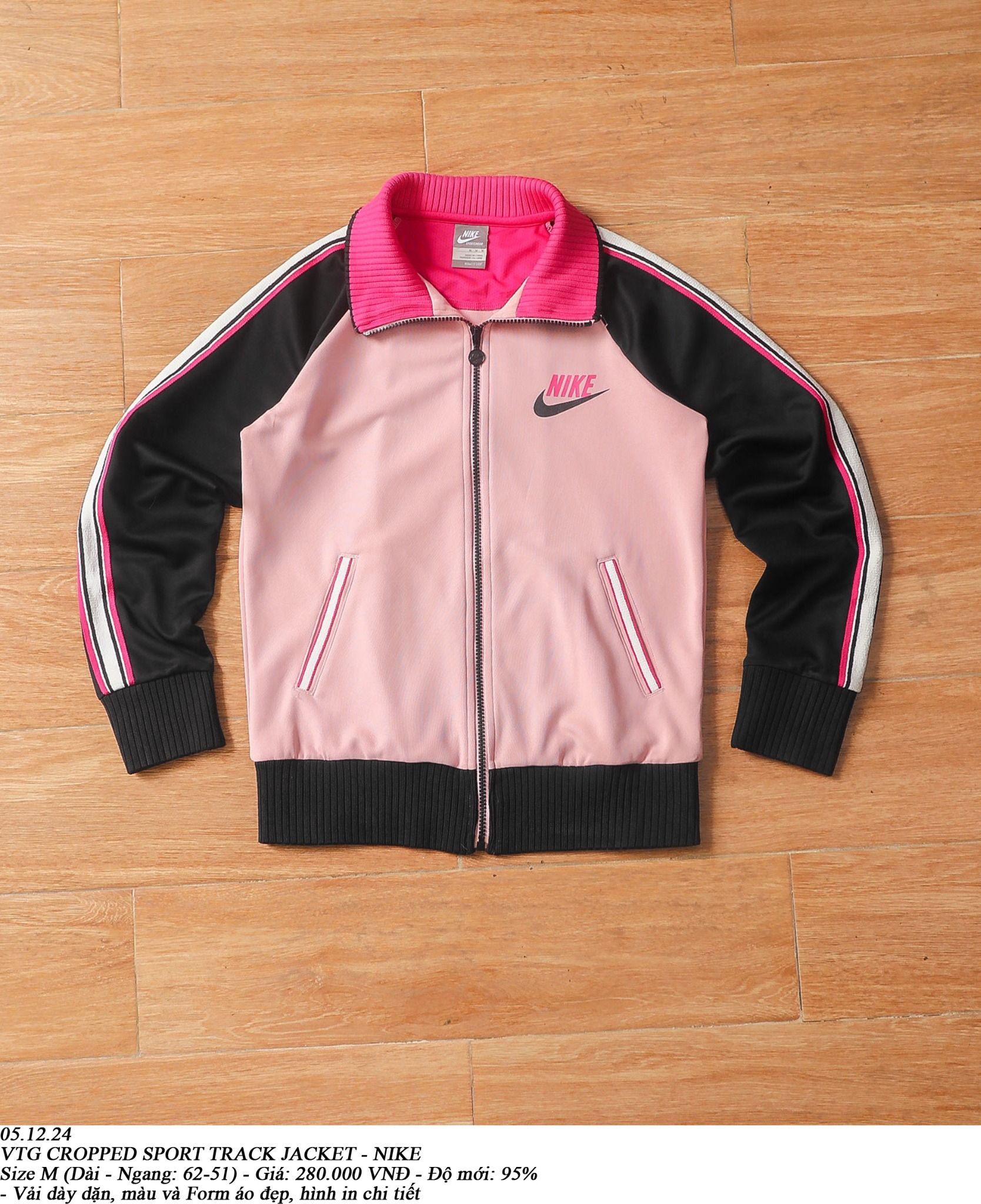 05.12.24 - VTG CROPPED SPORT TRACK JACKET - NIKE