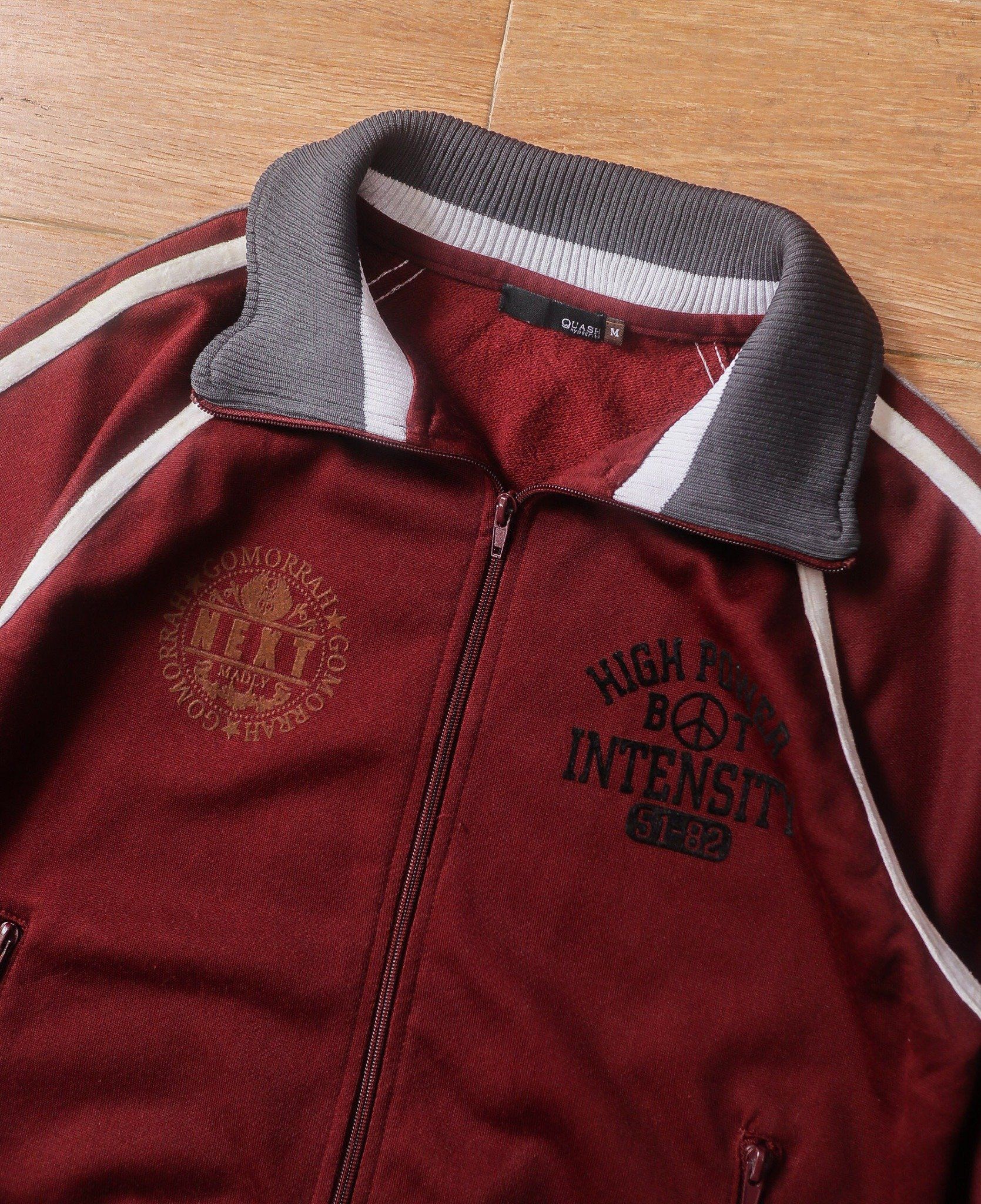 05.12.24 - VTG CROPPED SPORT TRACK JACKET - QUASH HYPOCRITE