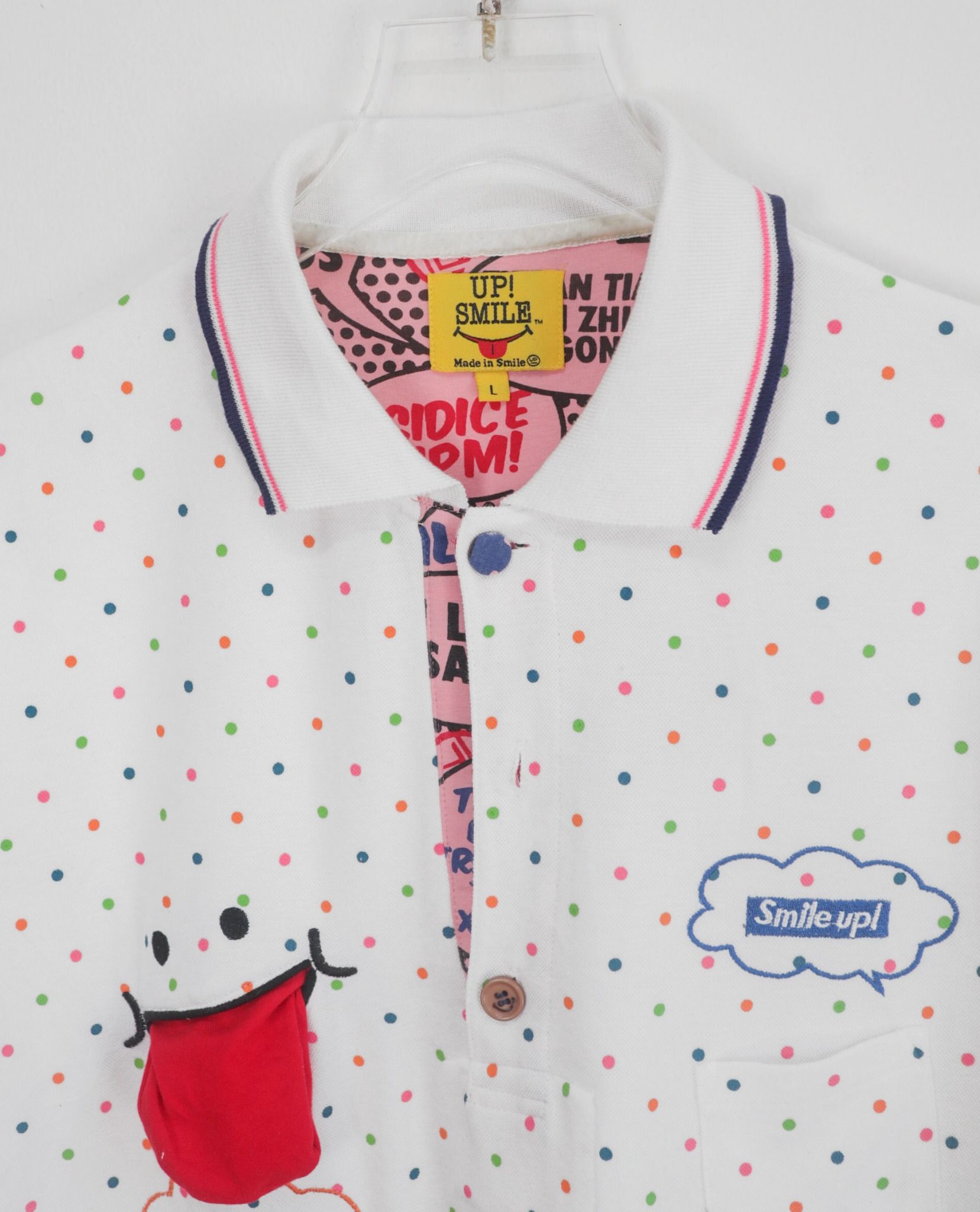 07.13.23 - VTG POLO SHIRT - UP!SMILE