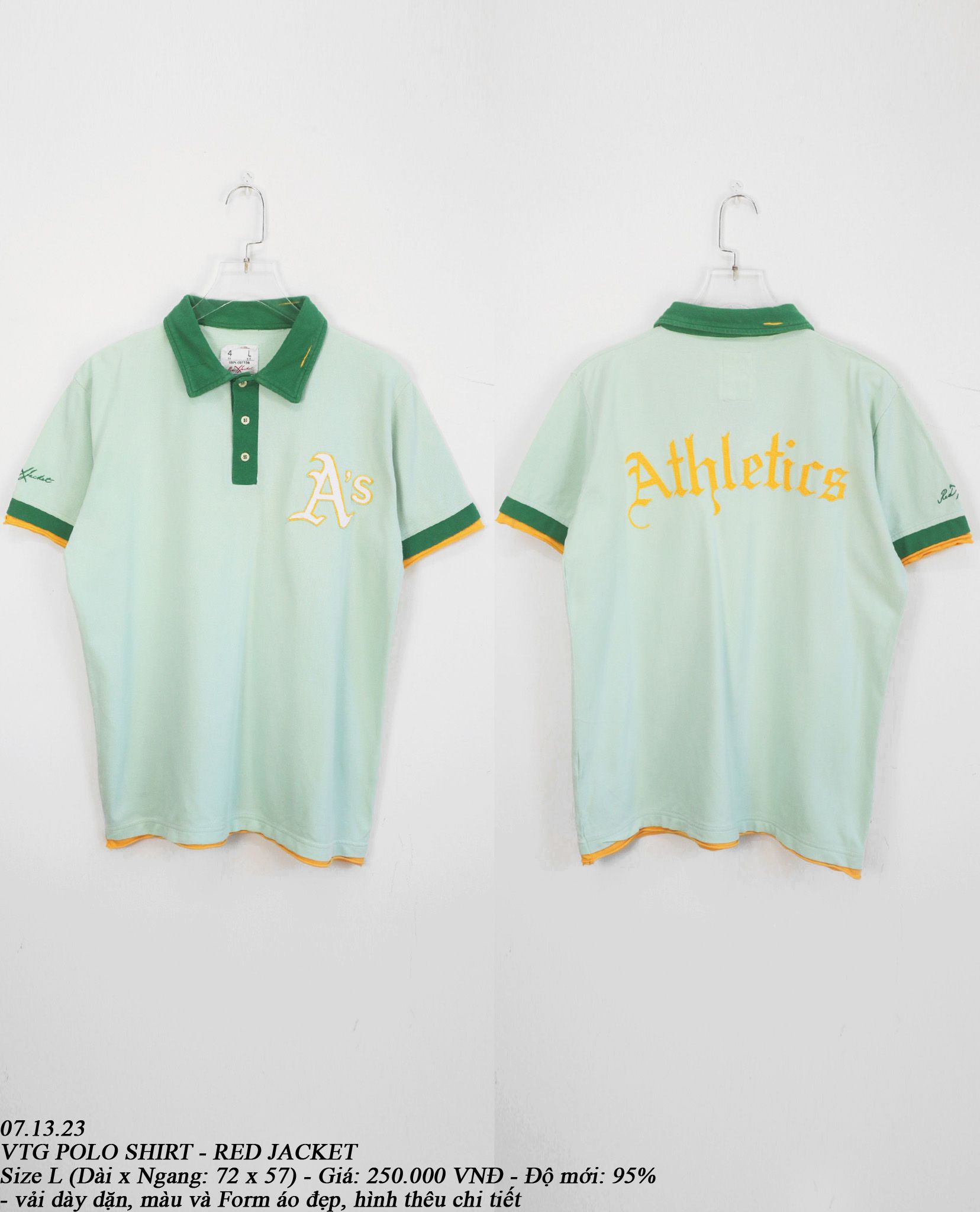 07.13.23 - VTG POLO SHIRT - RED JACKET