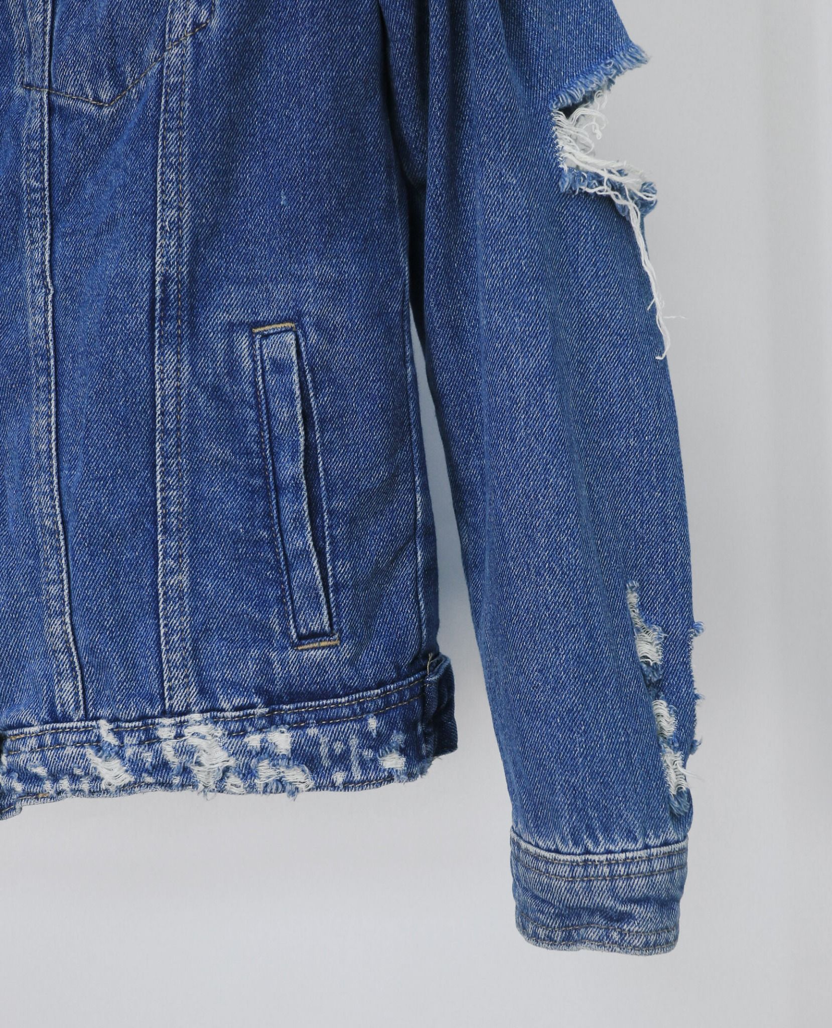 10.17.23 - VTG CROPPED DENIM JACKET - FOREVER21
