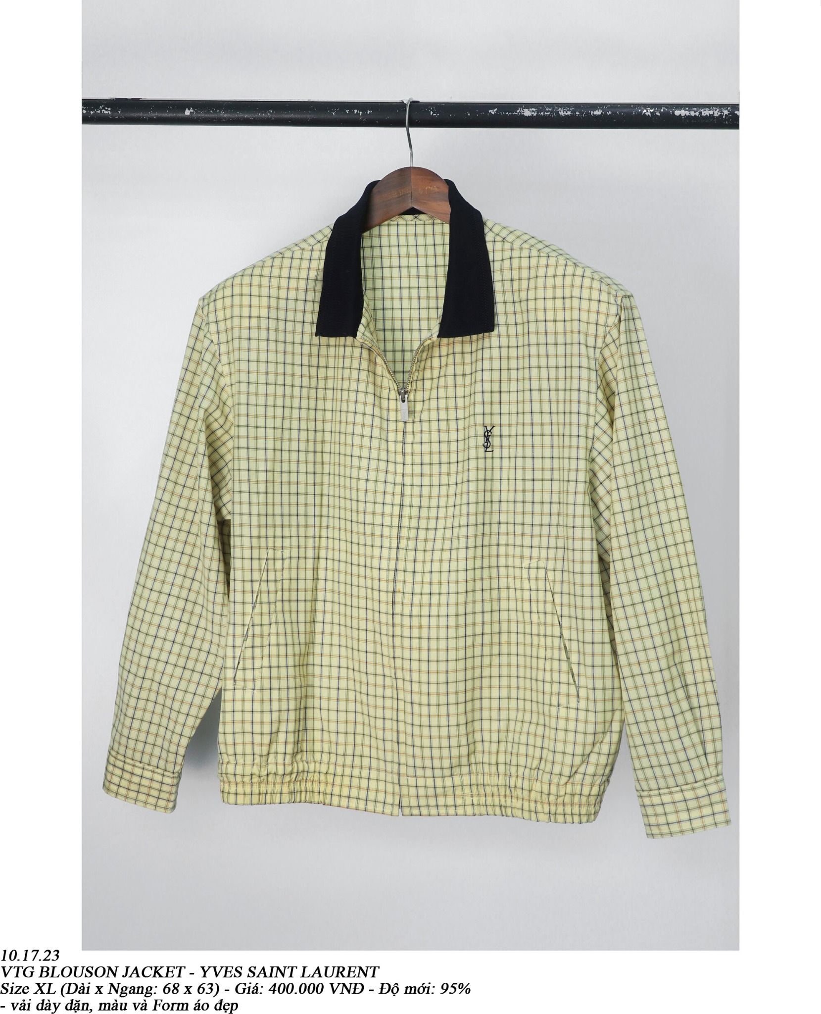 10.17.23 - VTG BLOUSON JACKET - YVES SAINT LAURENT