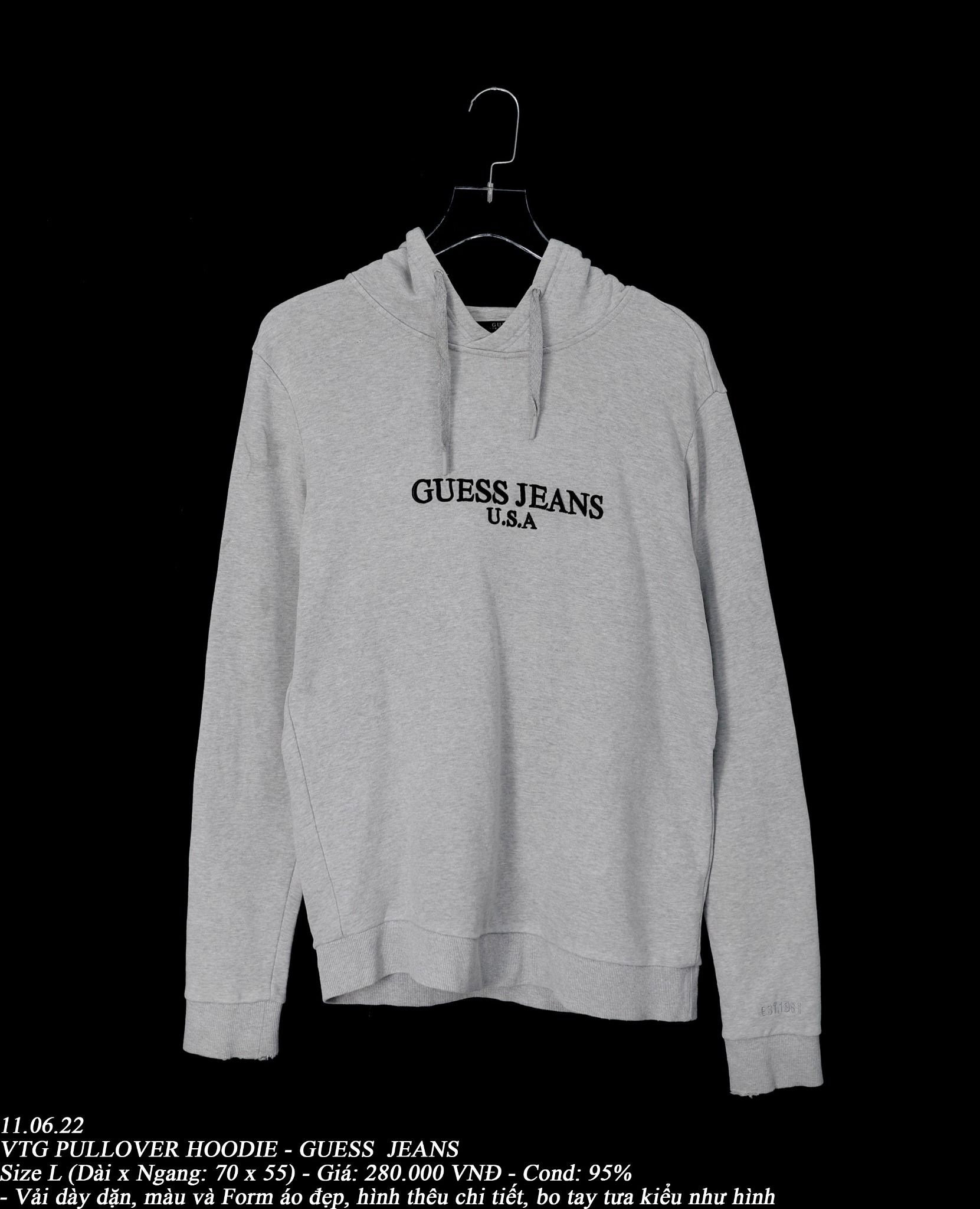 11.06.22 - VTG PULLOVER SWEATSHIRT - GUESS JEANS
