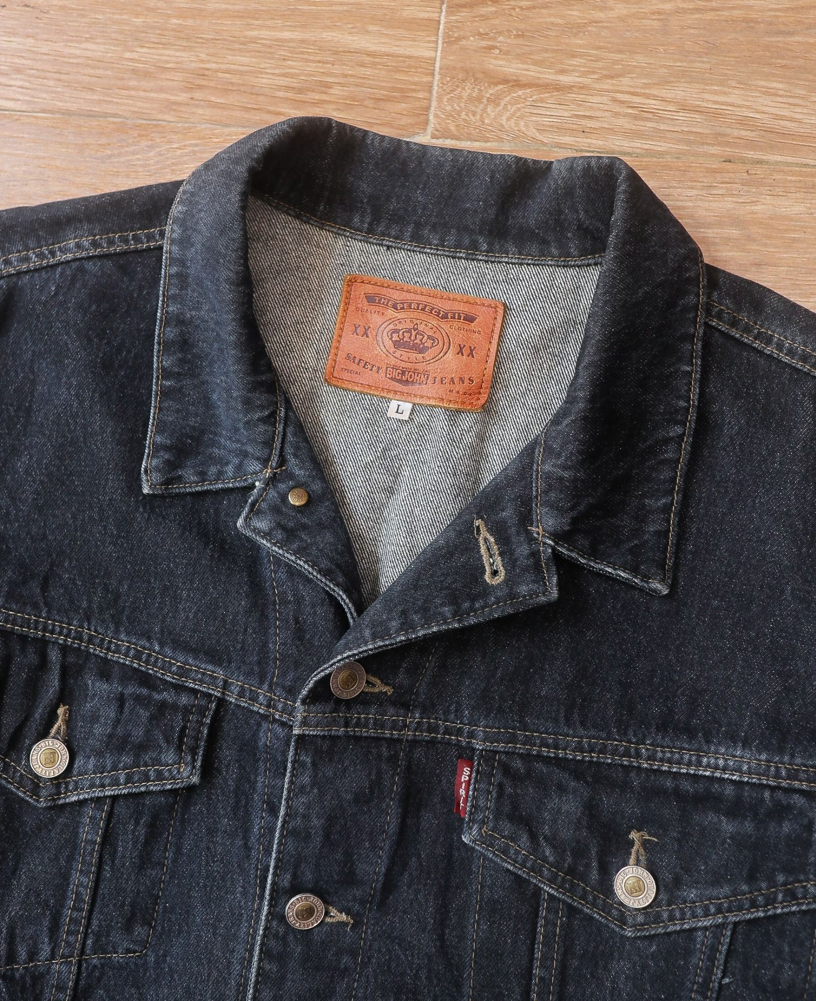 05.13.24 - VTG CROPPED BOXY DENIM JACKET - BIG JOHN