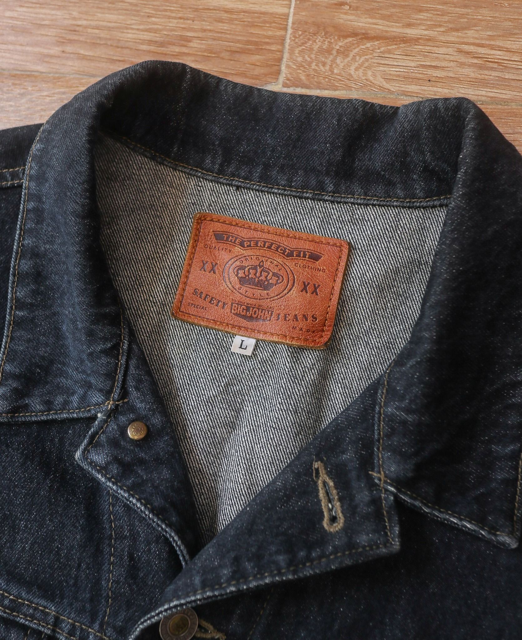 05.13.24 - VTG CROPPED BOXY DENIM JACKET - BIG JOHN