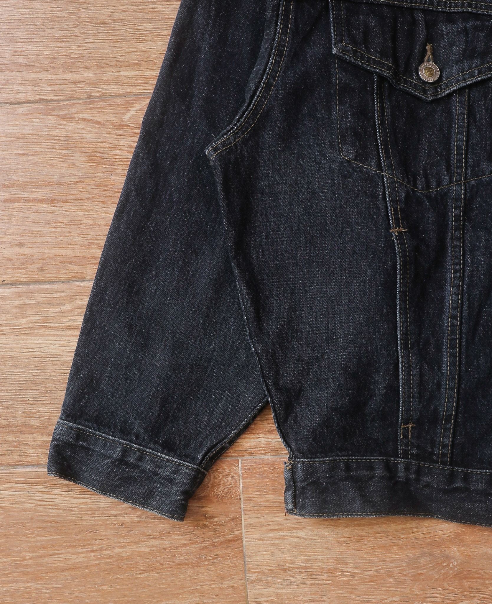 05.13.24 - VTG CROPPED BOXY DENIM JACKET - BIG JOHN