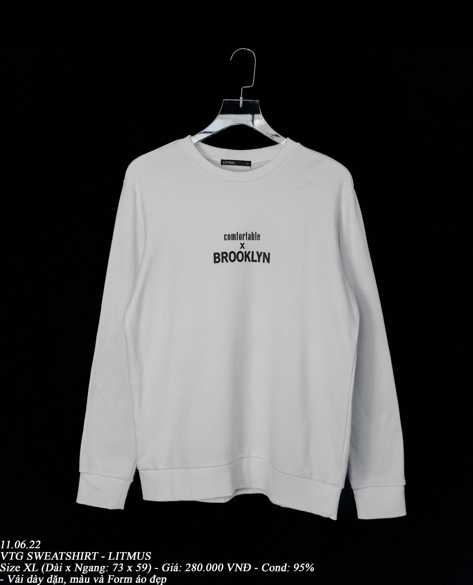 11.06.22 - VTG SWEATSHIRT - LITMUS