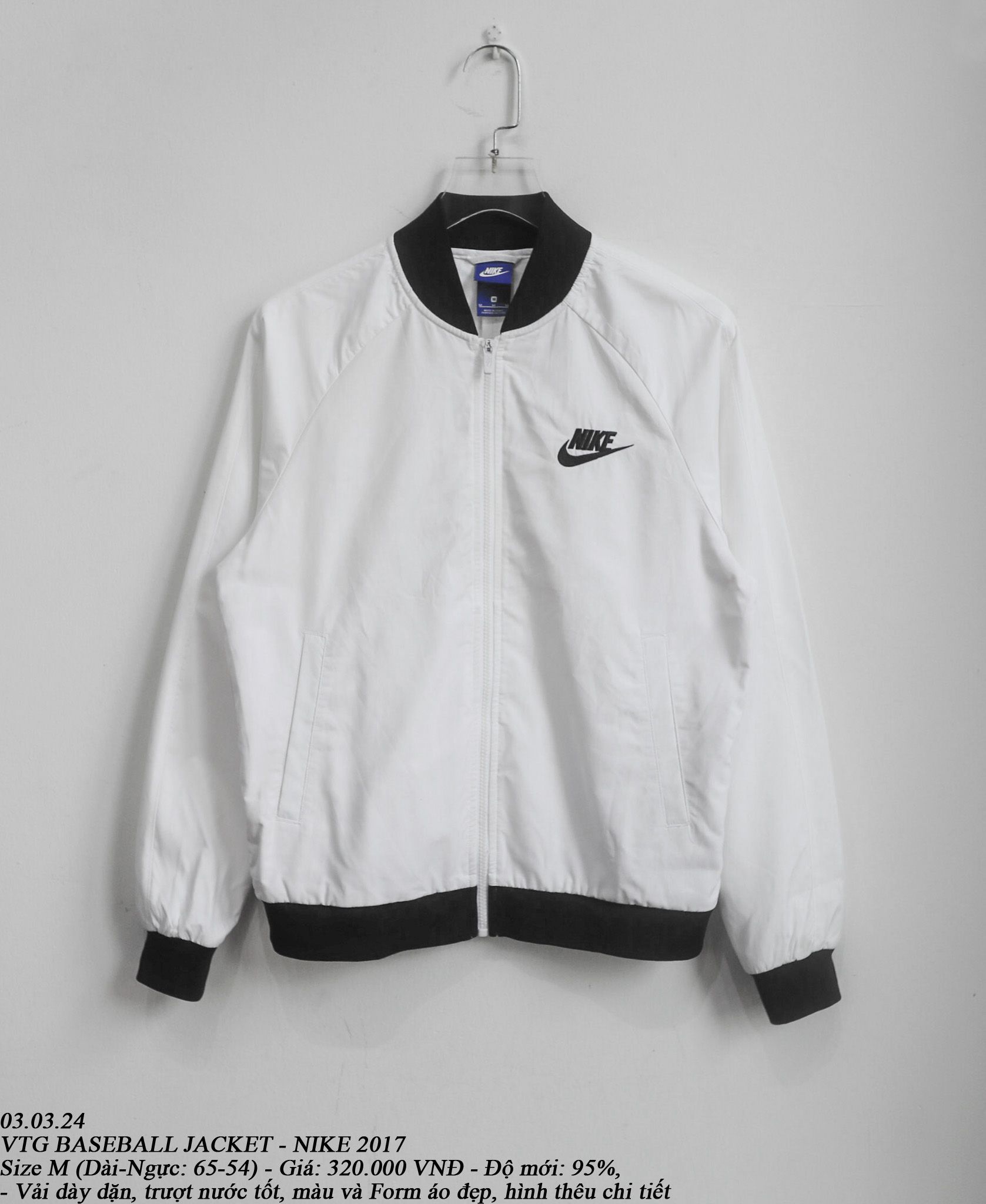 03.03.24 - VTG BASEBALL JACKET - NIKE 2017