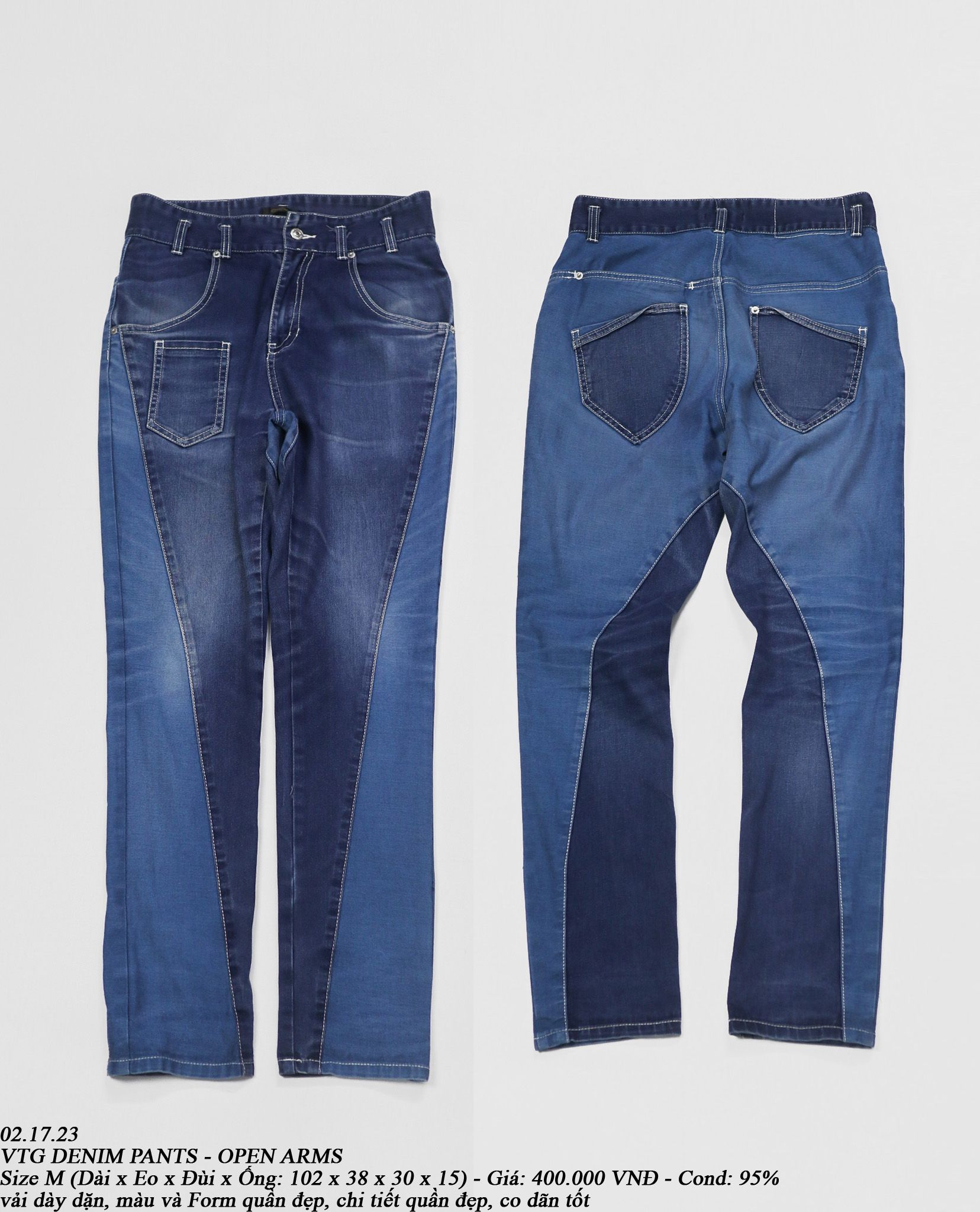 02.17.23 - VTG DENIM PANTS - OPEN ARMS