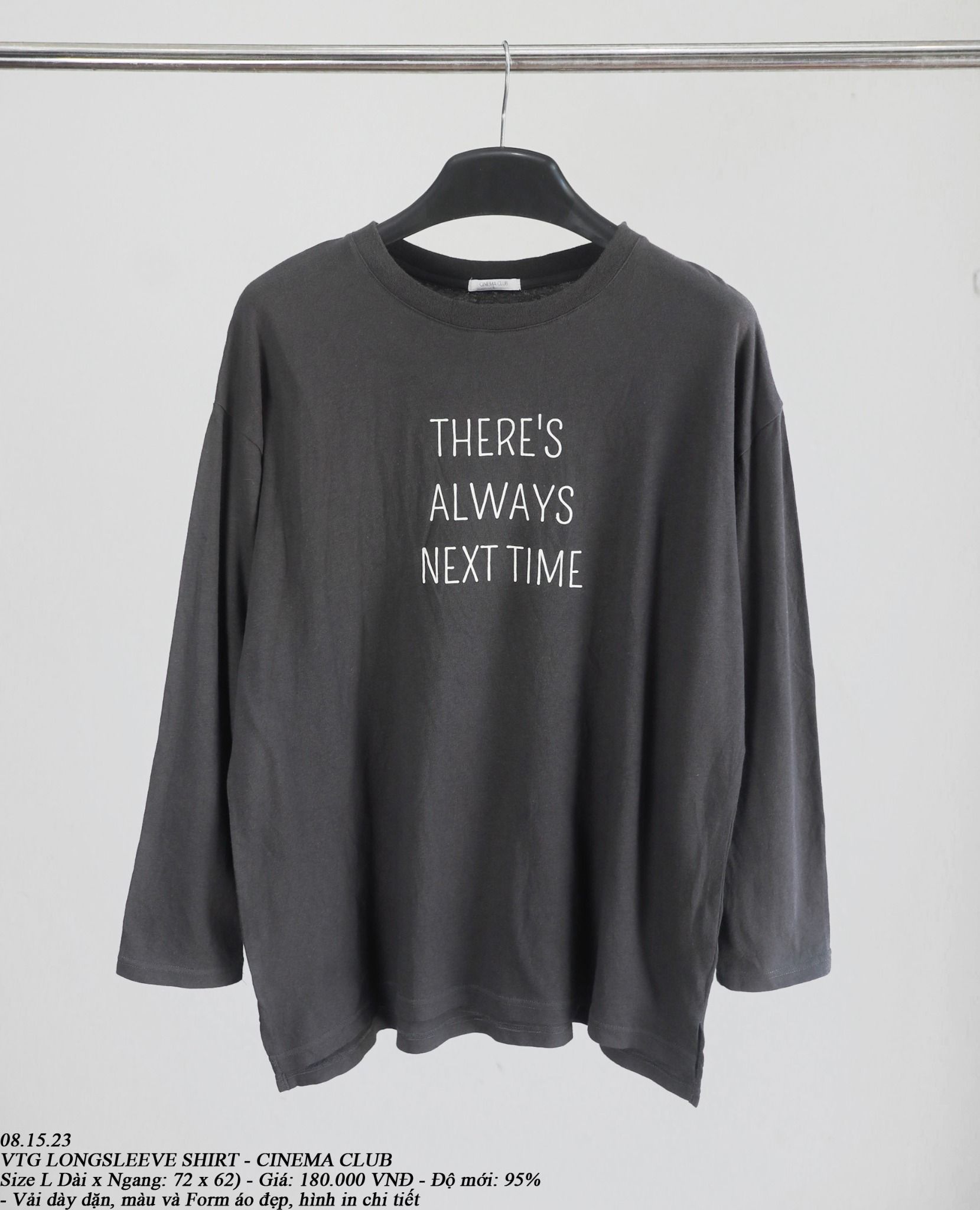 08.15.23 - VTG LONGSLEEVE SHIRT - CINEMA CLUB
