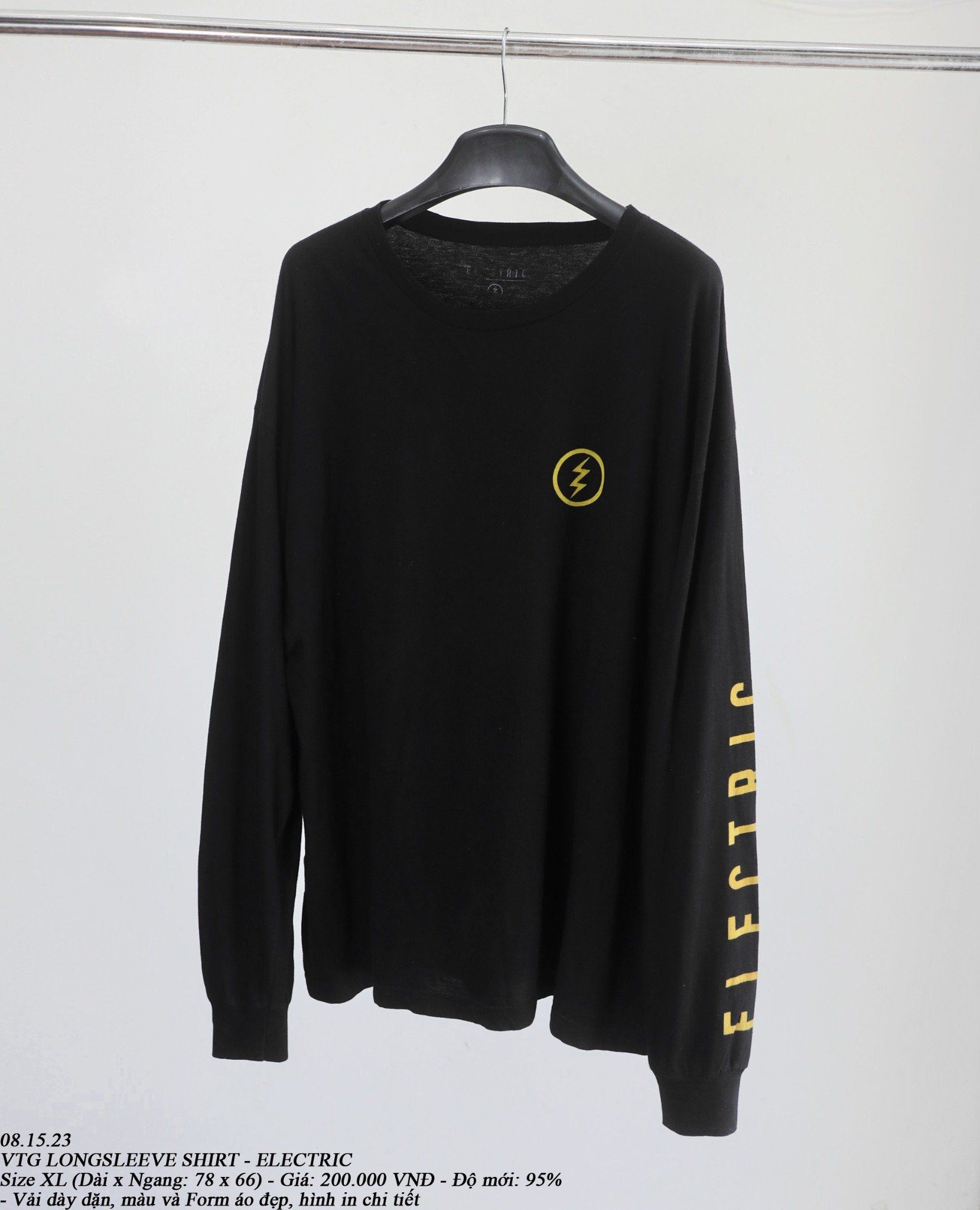 08.15.23 - VTG LONGSLEEVE SHIRT - ELECTRIC