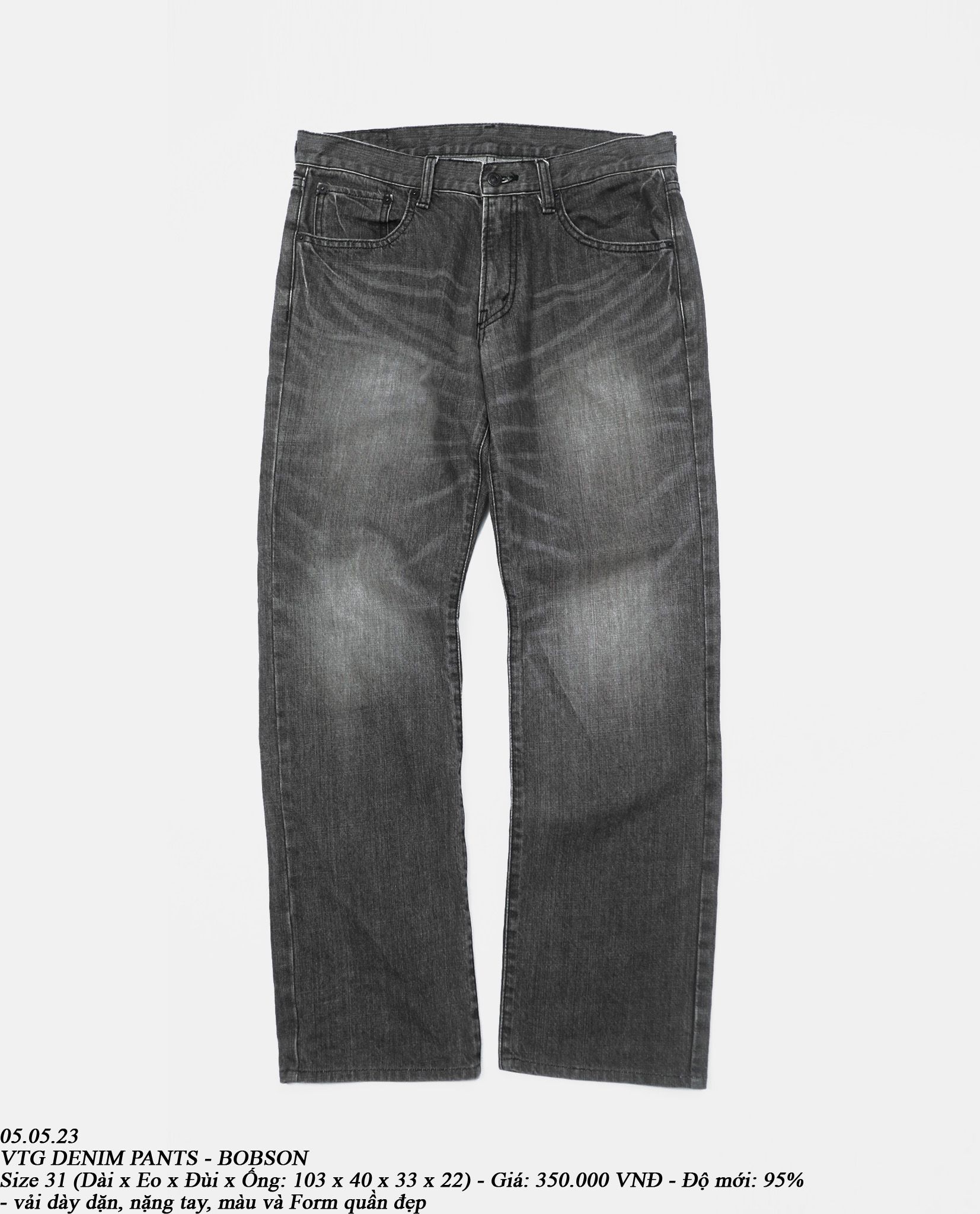 05.05.23 - VTG DENIM PANTS - BOBSON