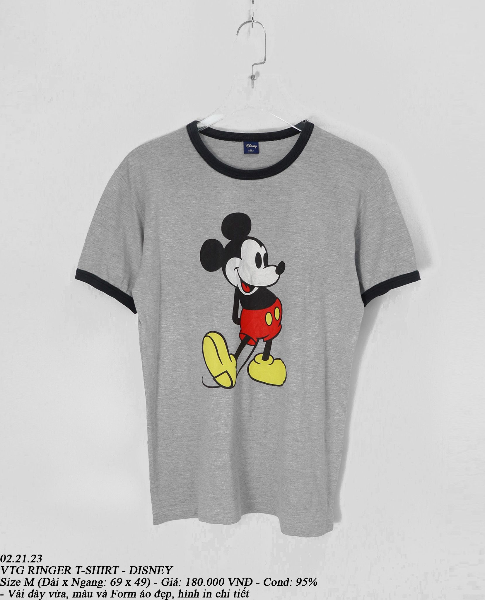 02.21.23 - VTG RINGER T-SHIRT - DISNEY