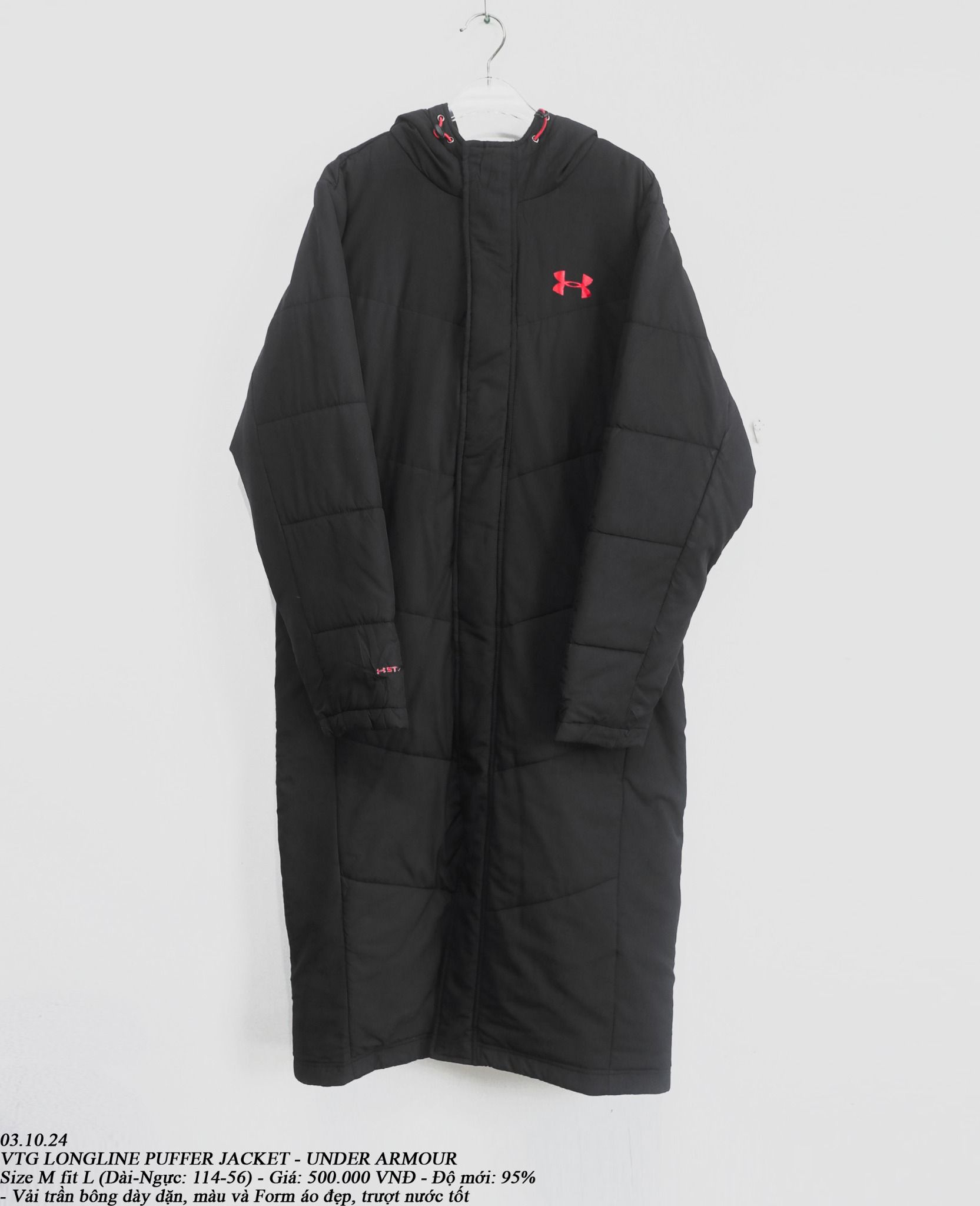 03.10.24 - VTG LONGLINE PUFFER JACKET - UNDER ARMOUR