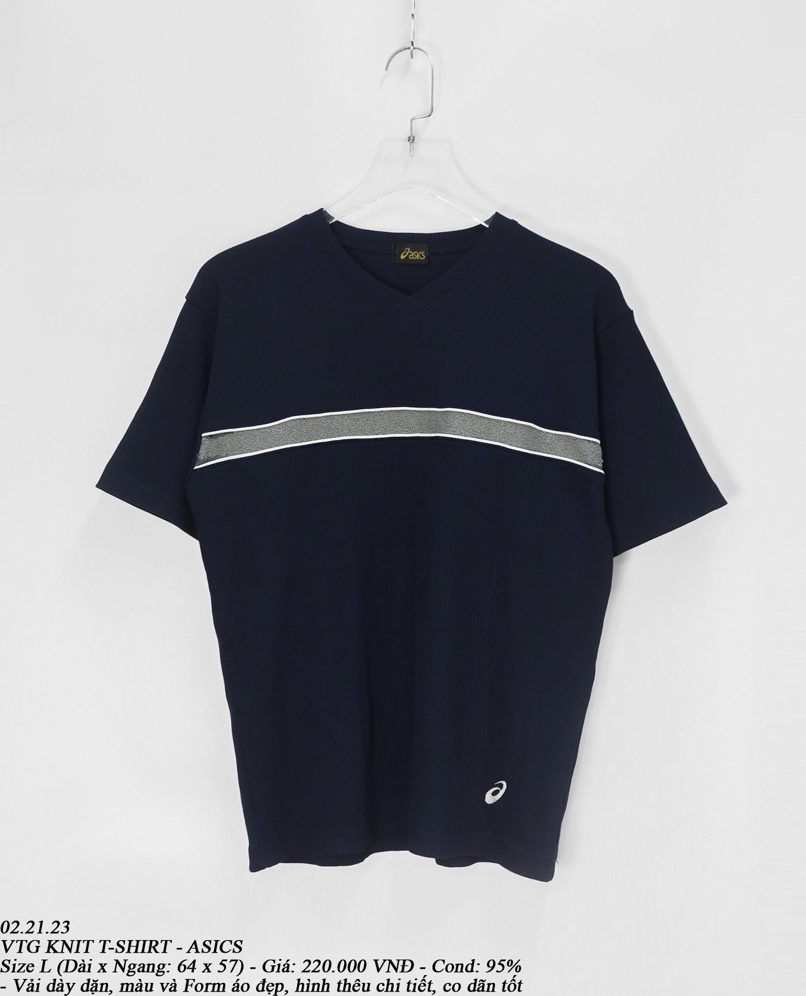 02.21.23 - VTG KNIT T-SHIRT - ASICS