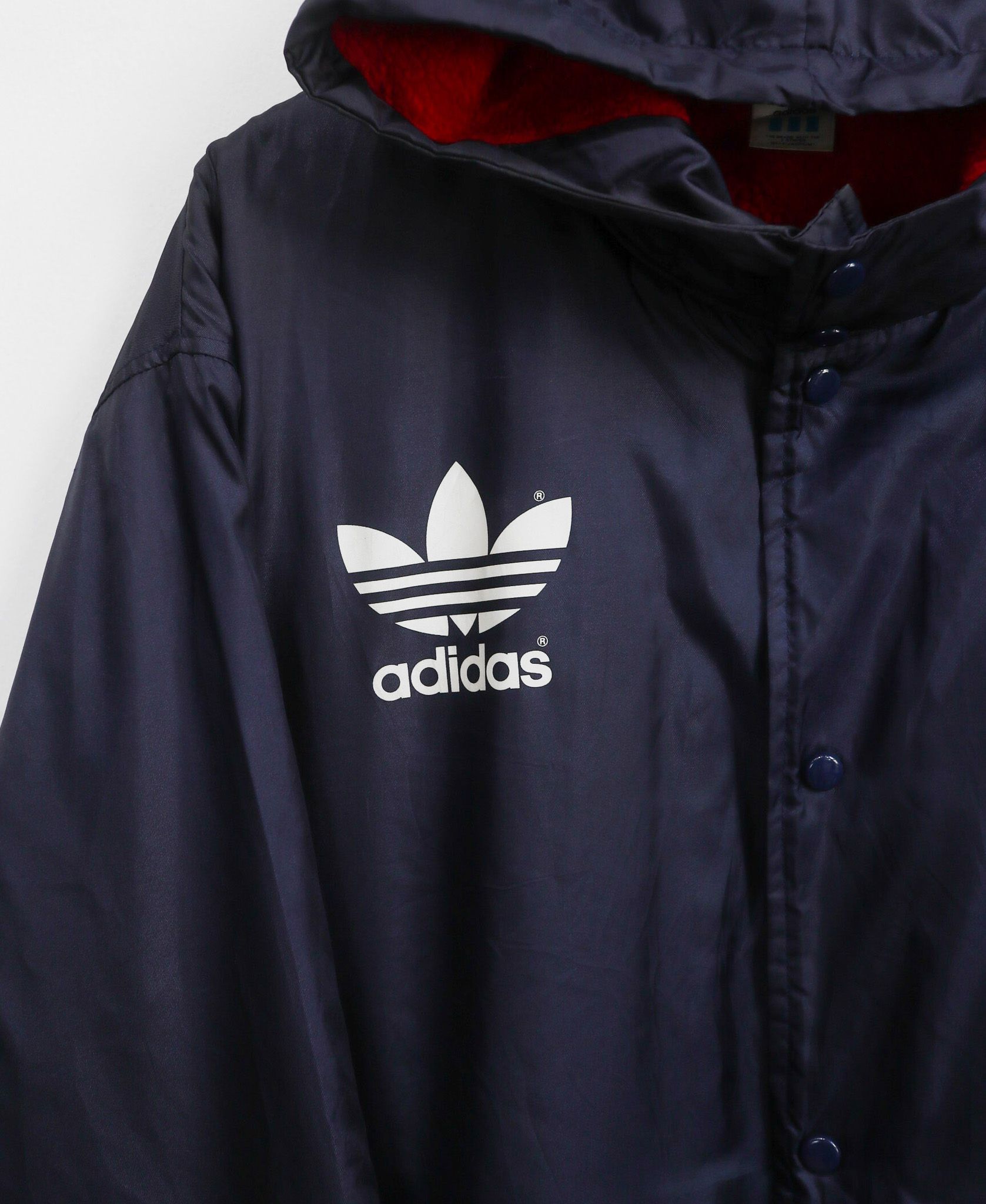 03.10.24 - VTG WINDBREAKER SHERPA LINED COAT JACKET - ADIDAS 90s by DESCENTE