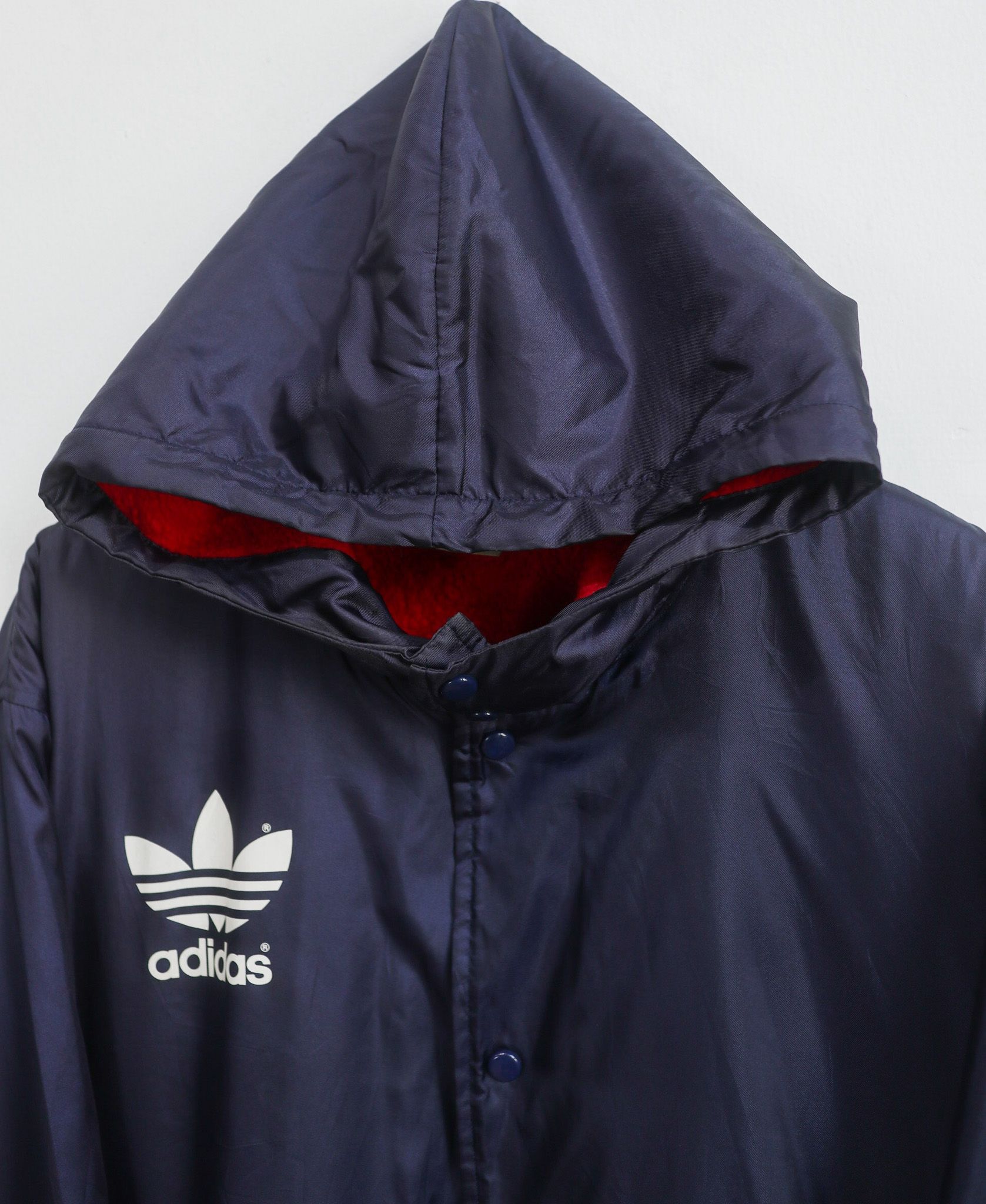 03.10.24 - VTG WINDBREAKER SHERPA LINED COAT JACKET - ADIDAS 90s by DESCENTE