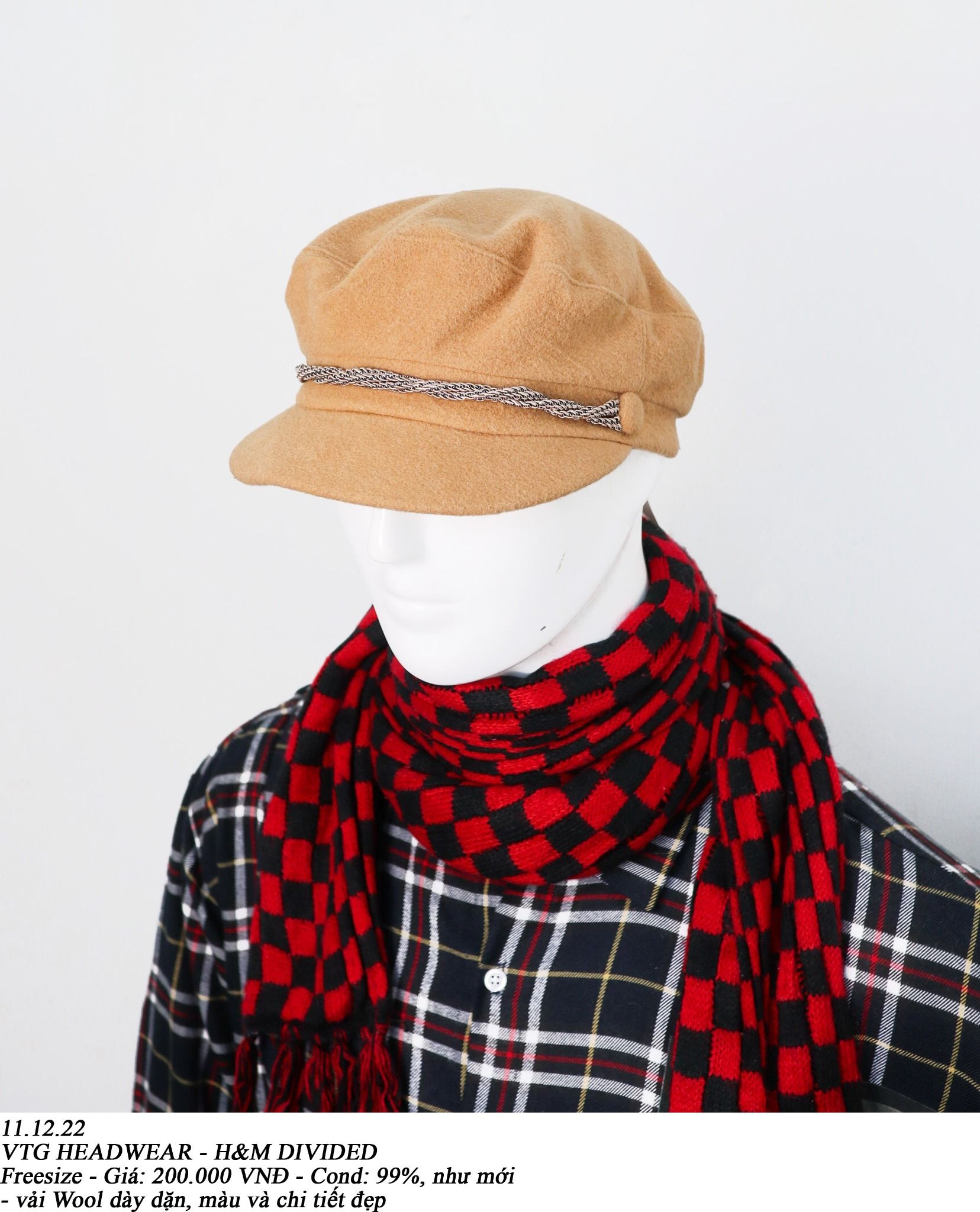 11.12.22 - VTG HEADWEAR - H&M DIVIDED
