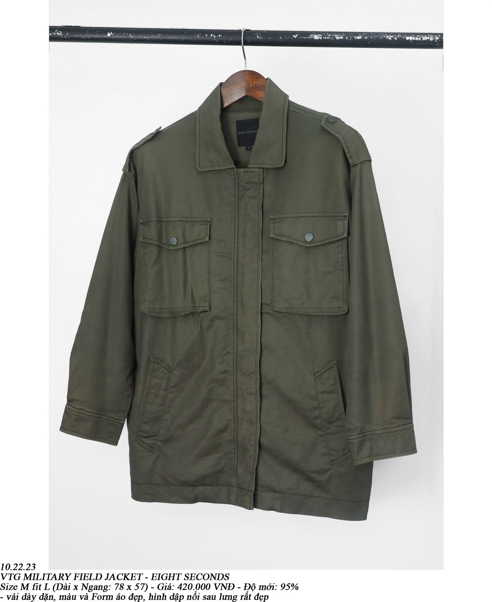 10.23.23 - VTG MILITARY FIELD JACKET - EIGHT SECOND