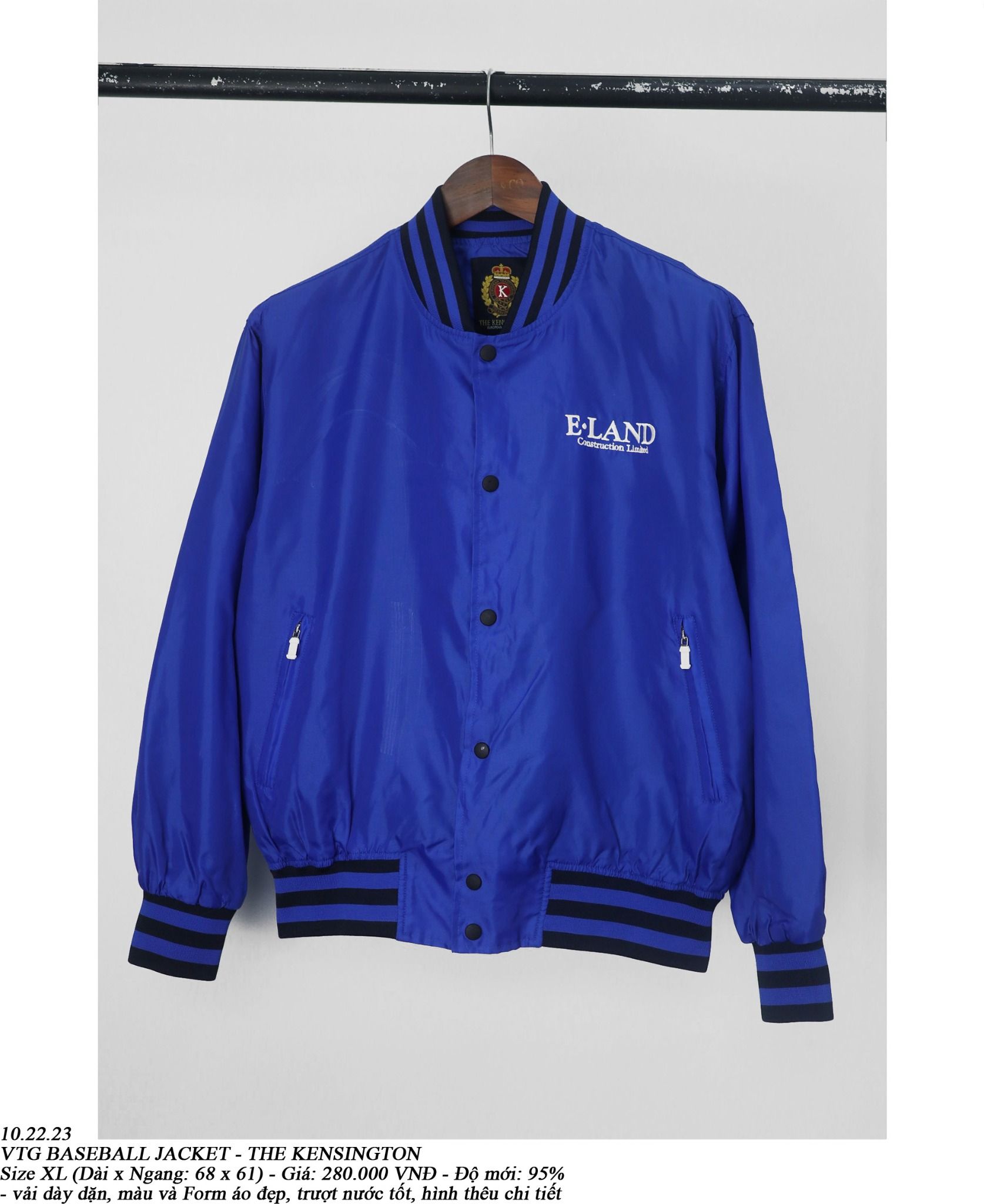 10.23.23 - VTG BASEBALL JACKET - THE KENSINGTON