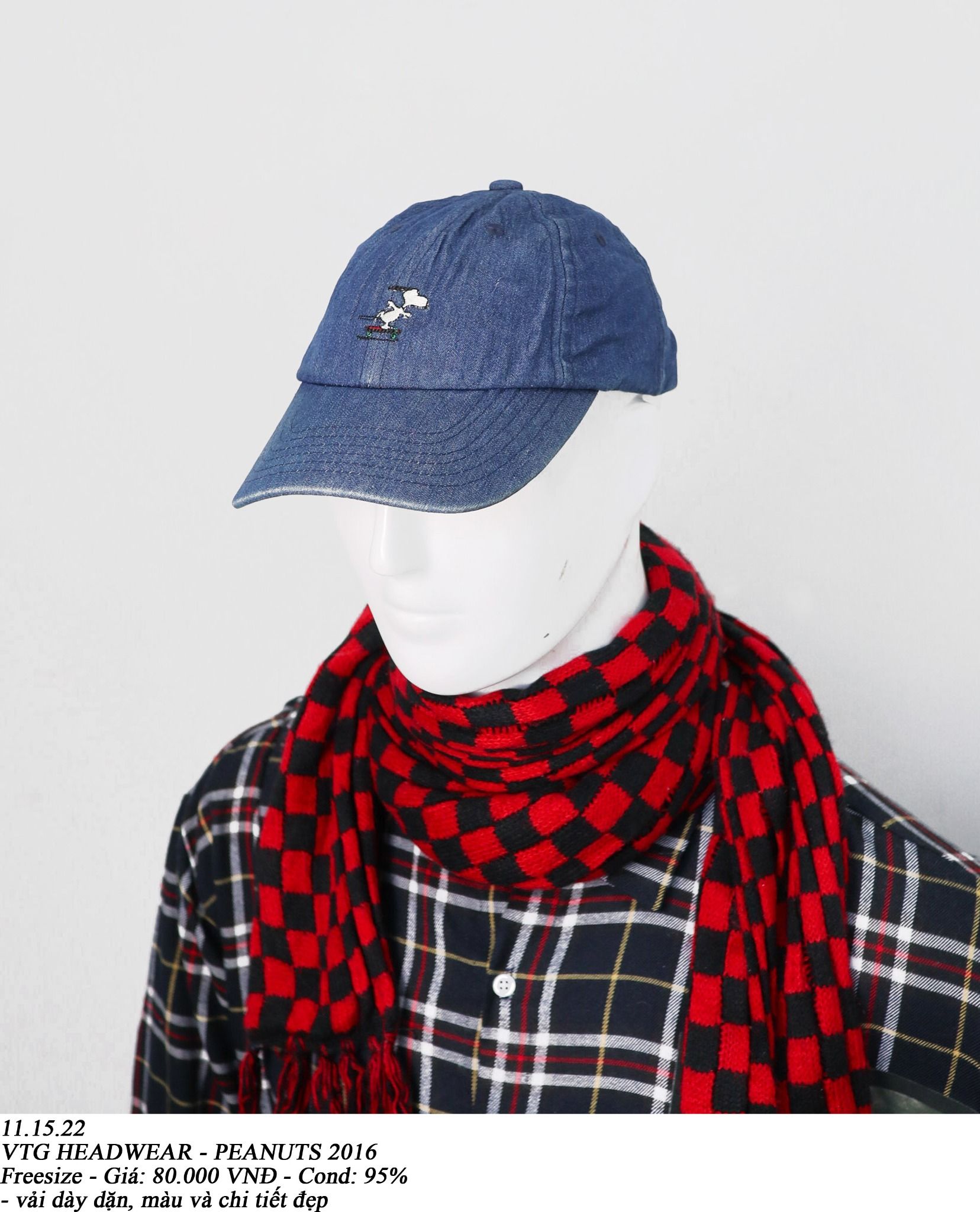 11.15.22 - VTG HEADWEAR - PEANUTS 2016