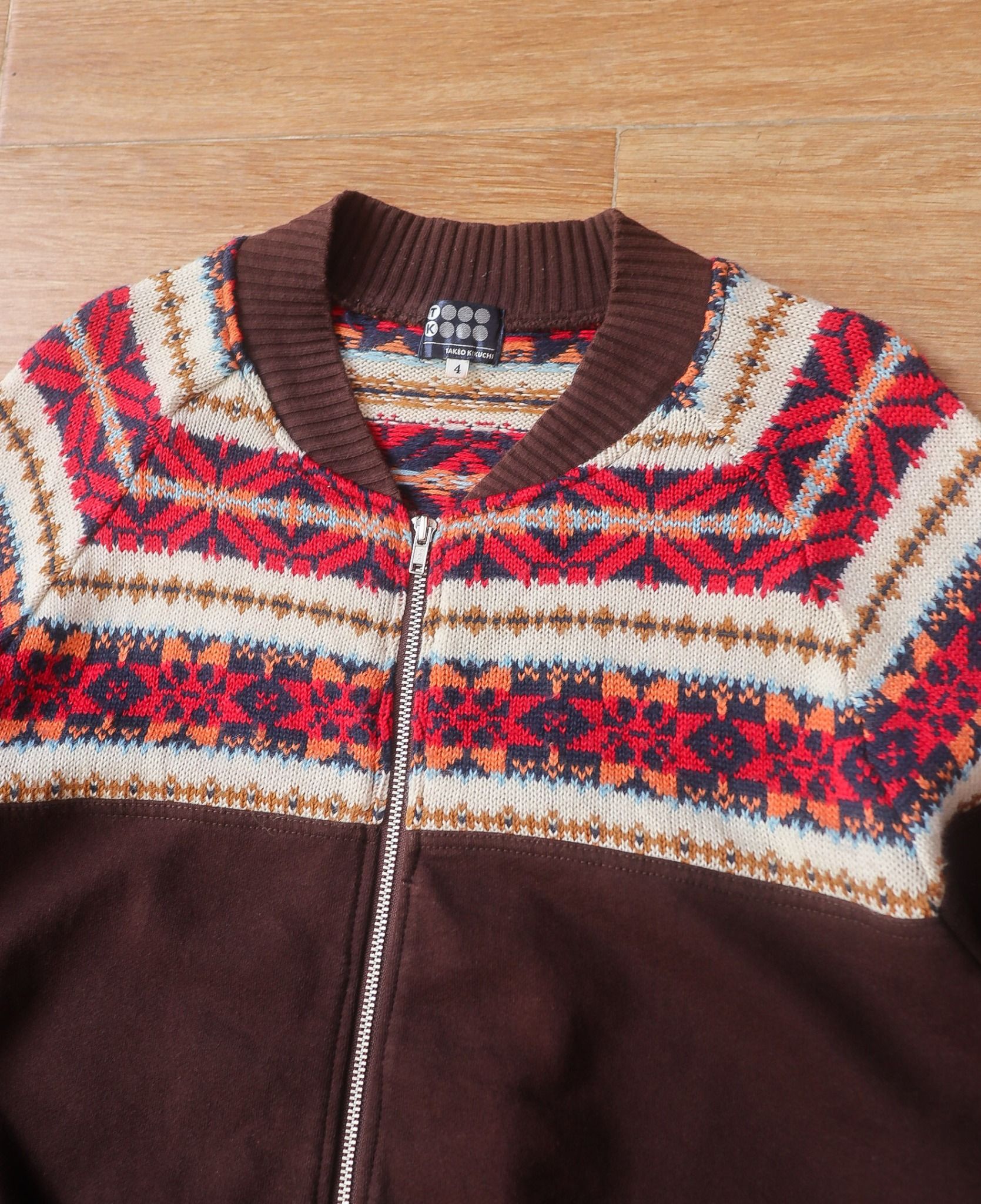 05.17.24 - VTG SWEAT BASEBALL JACKET - TAKEO KIKUCHI