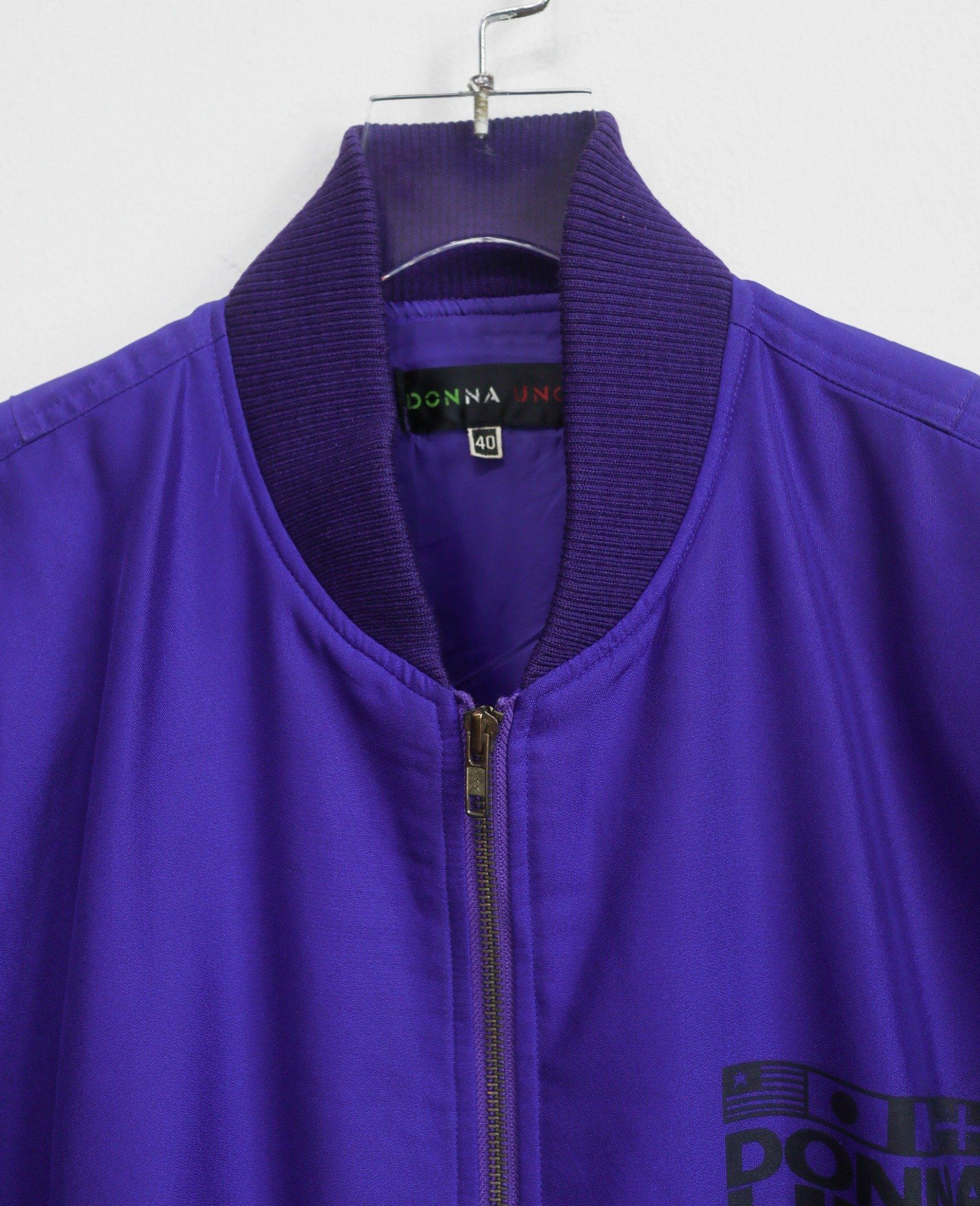 03.03.24 - VTG SATIN BASEBALL JACKET -DONNA UNO 90s