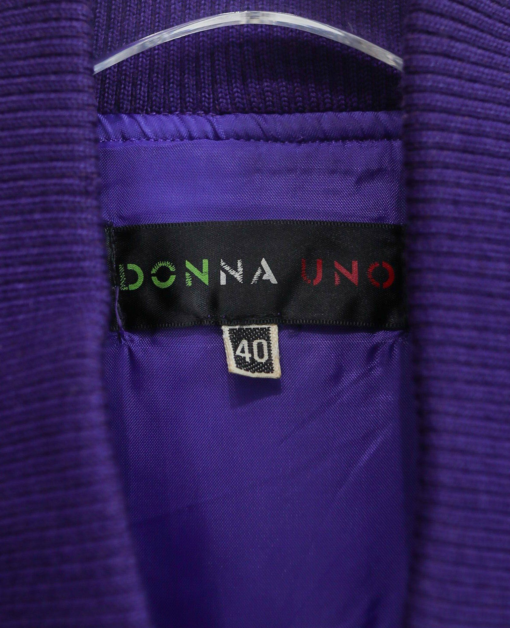 03.03.24 - VTG SATIN BASEBALL JACKET -DONNA UNO 90s