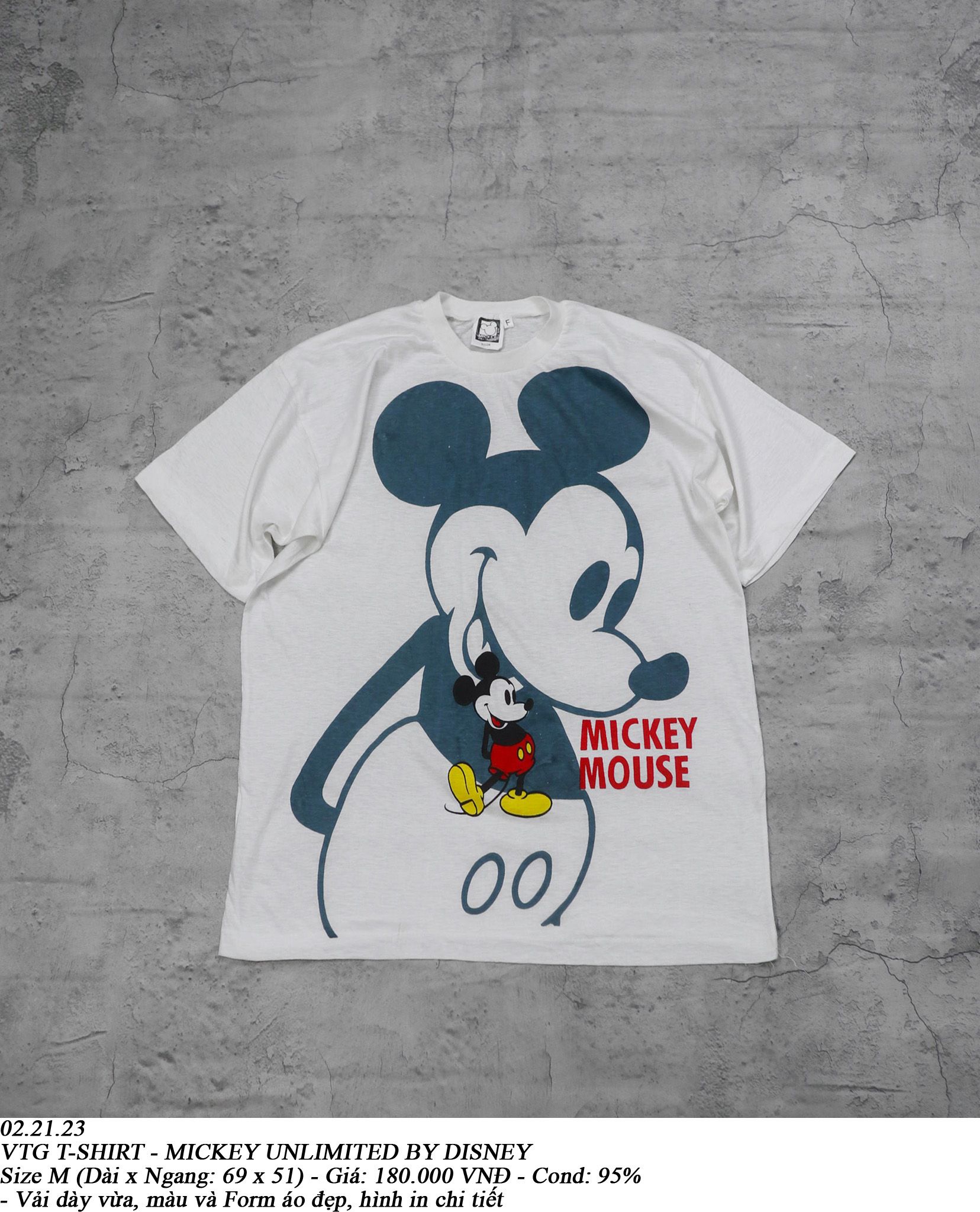02.21.23 - VTG T-SHIRT - MICKEY UNLIMITED BY DISNEY