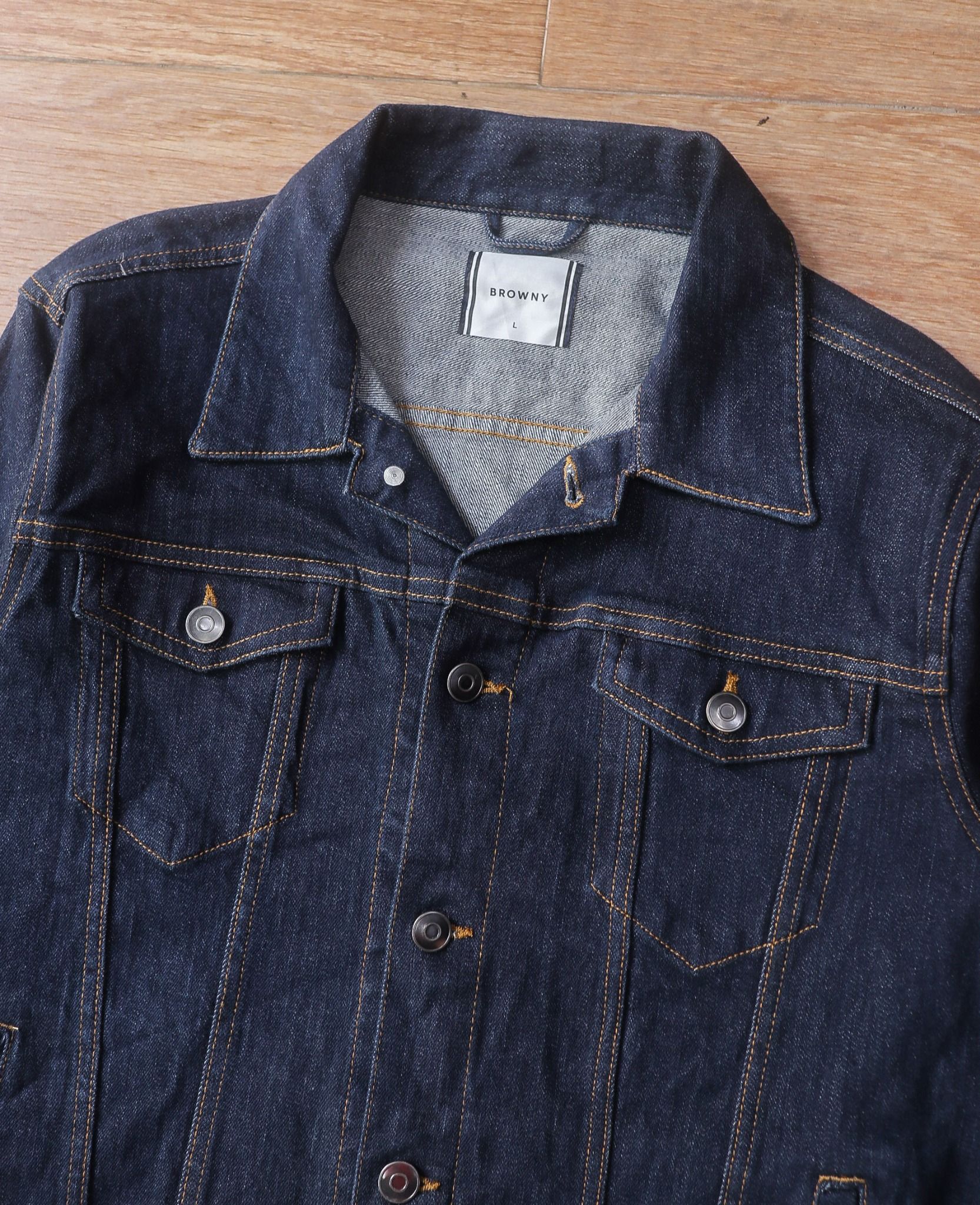 05.19.24 - VTG DENIM TRUCKER JACKET - BROWNY