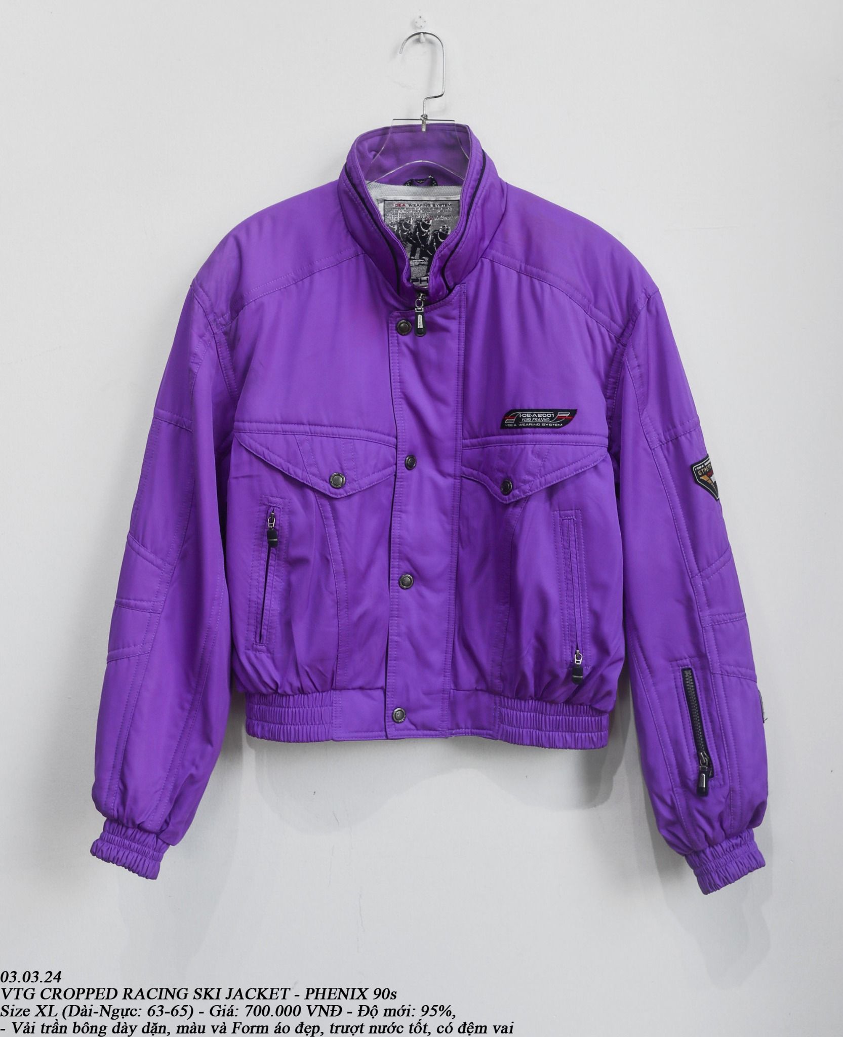 03.03.24 - VTG CROPPED RACING SKI JACKET - PHENIX 90s