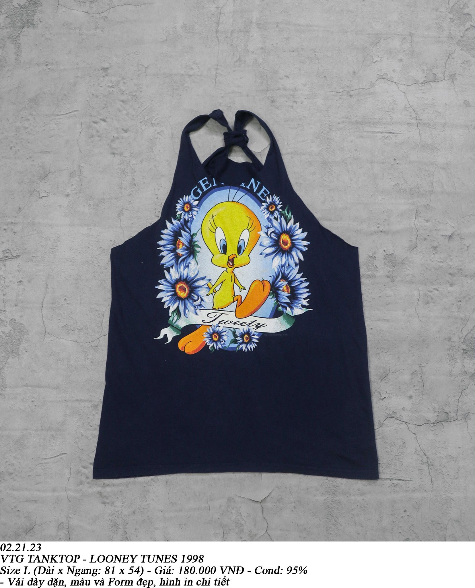 02.21.23 - VTG TANKTOP - LOONEY TUNES 1998