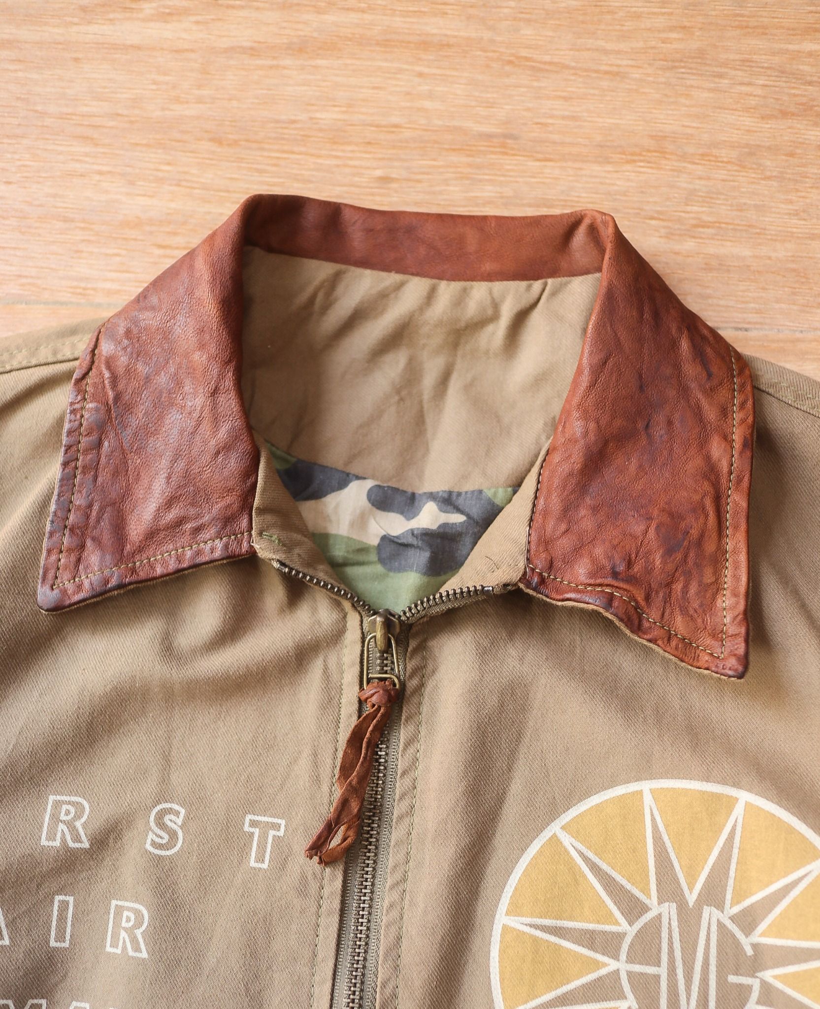 05.19.24 - VTG MILITARY BLOUSON JACKET - RED BIG PROJECT