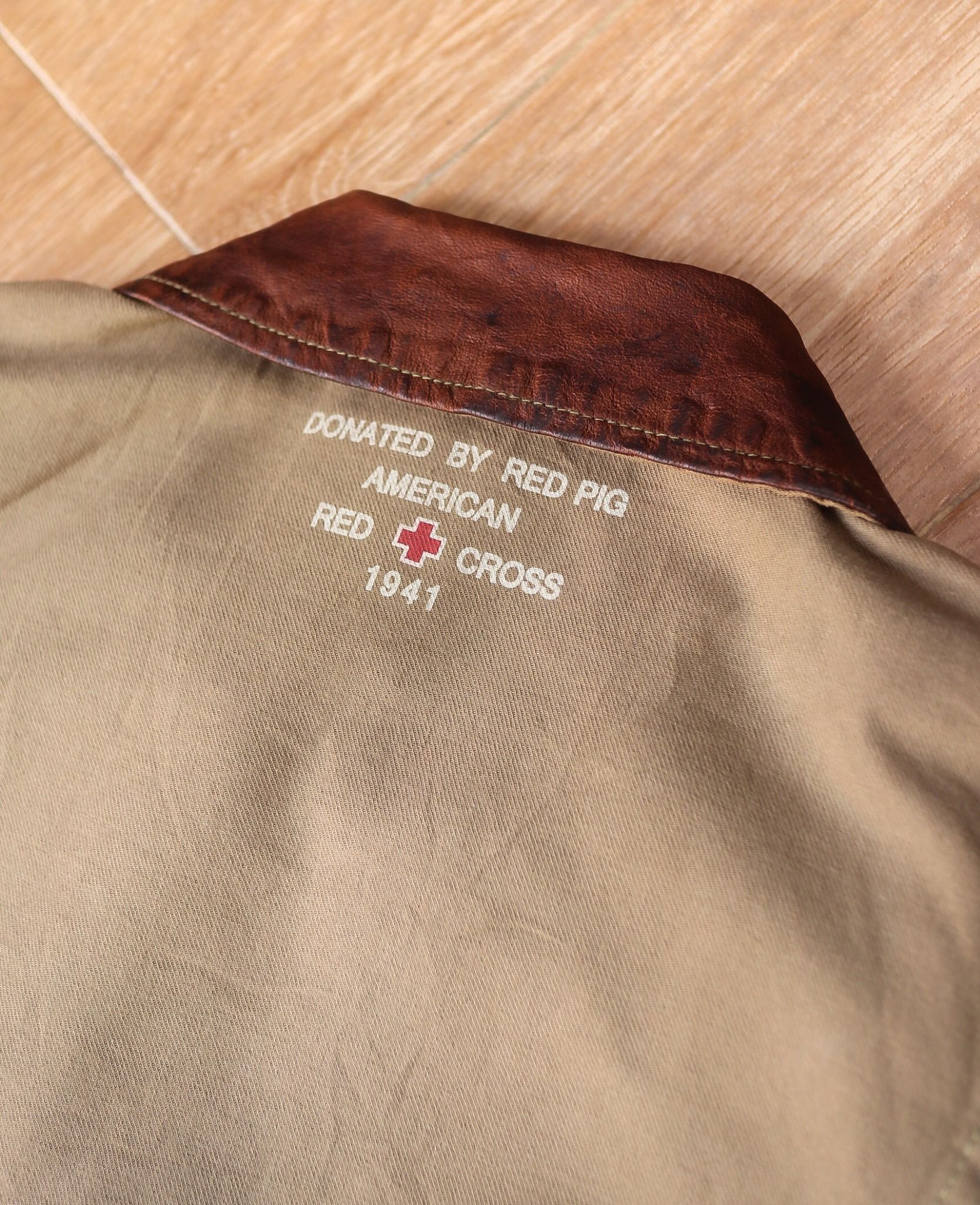 05.19.24 - VTG MILITARY BLOUSON JACKET - RED BIG PROJECT