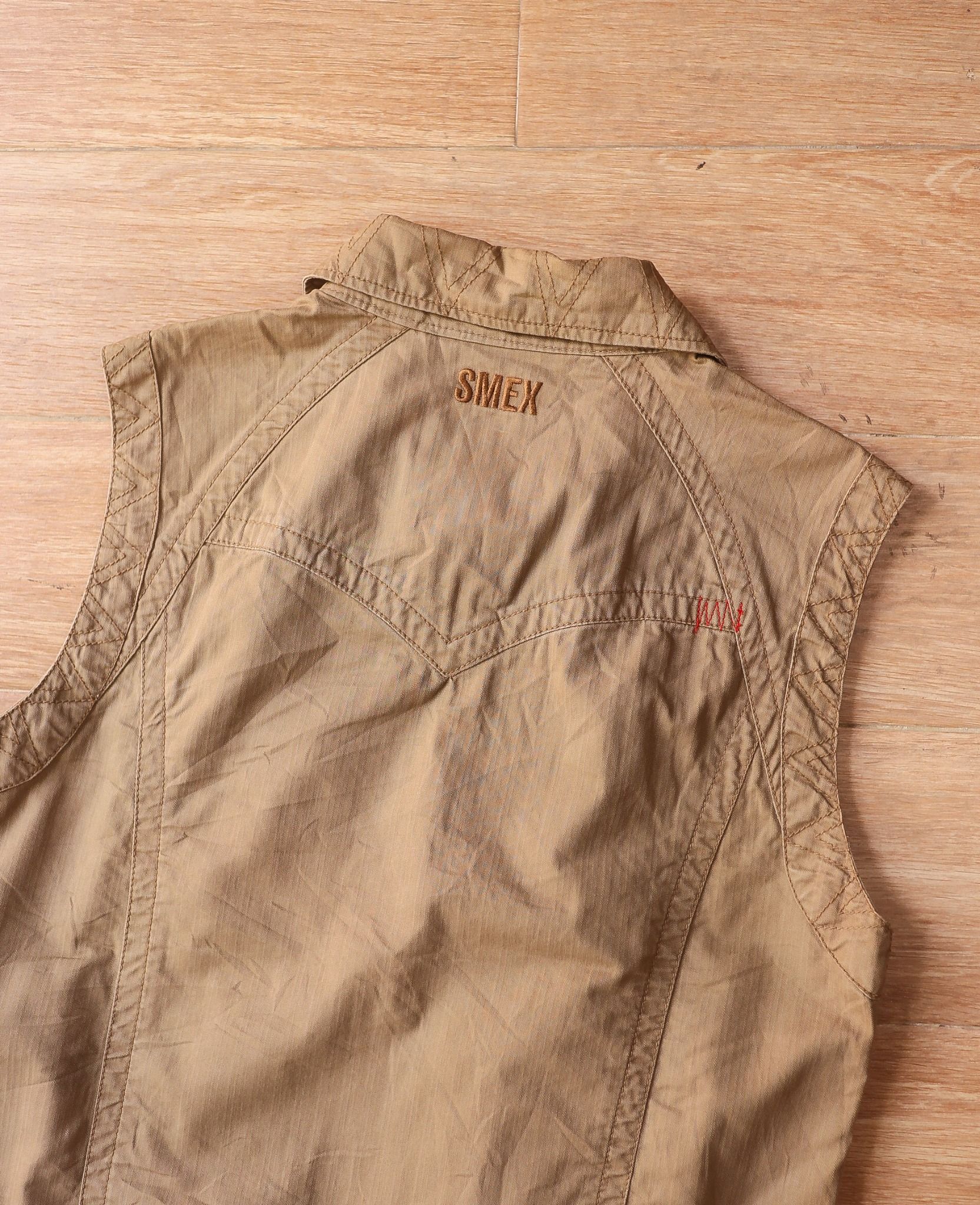 05.19.24 - VTG TWILL SLEEVELESS JACKET - SMEX