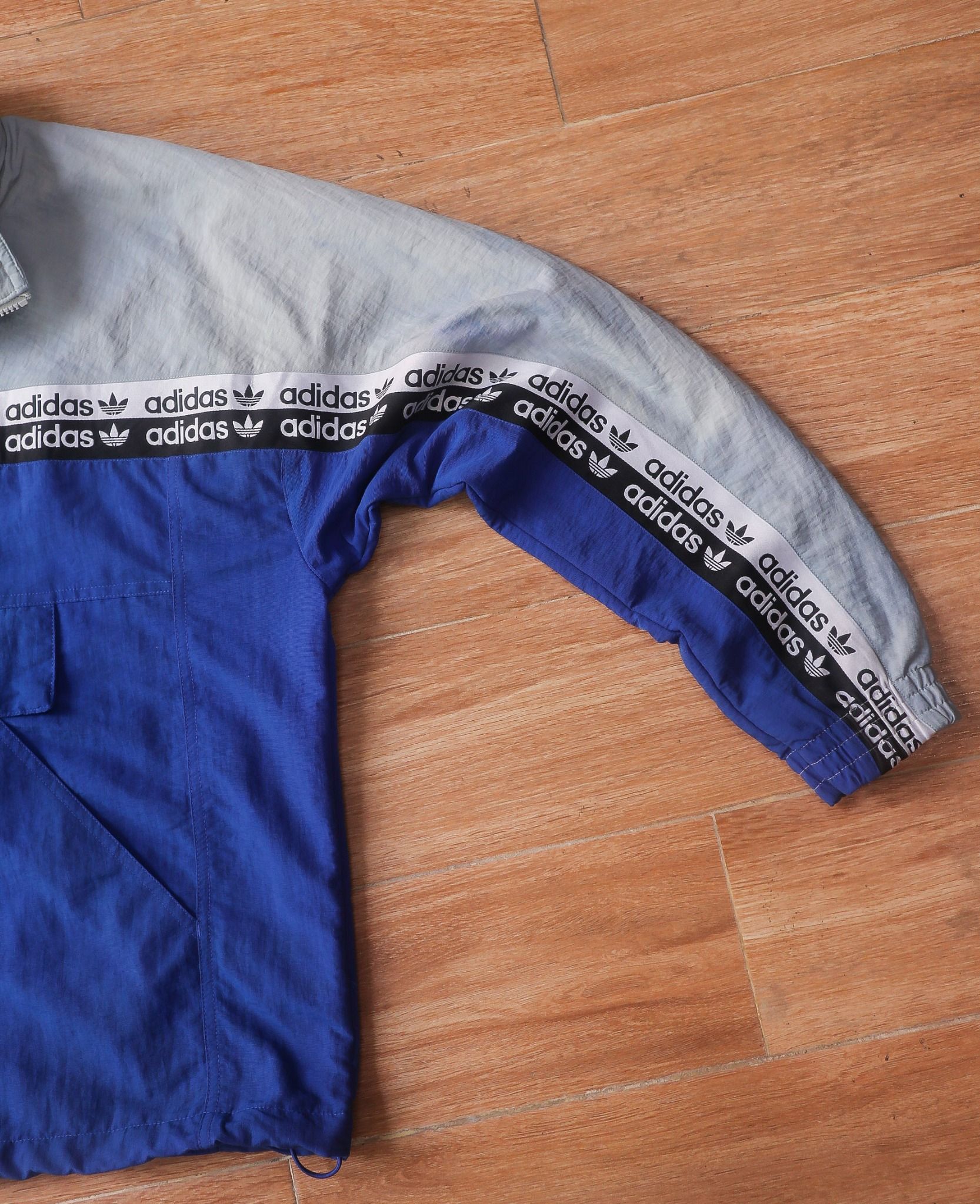 05.19.24 - VTG QUARTER ZIP WINDBREAKER JACKET - ADIDAS