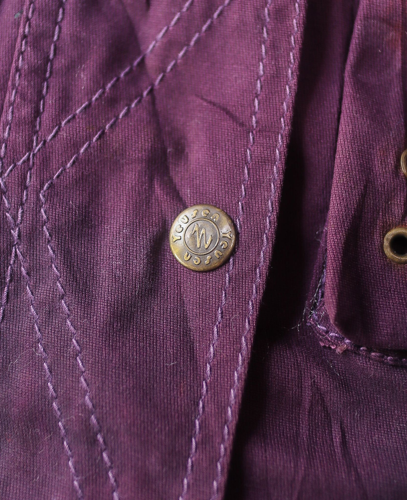 05.19.24 - VTG CROPPED DENIM BLOUSON JACKET - YEUSEN