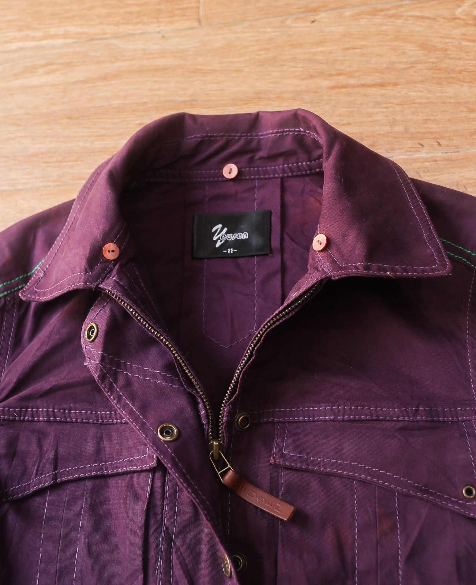 05.19.24 - VTG CROPPED DENIM BLOUSON JACKET - YEUSEN