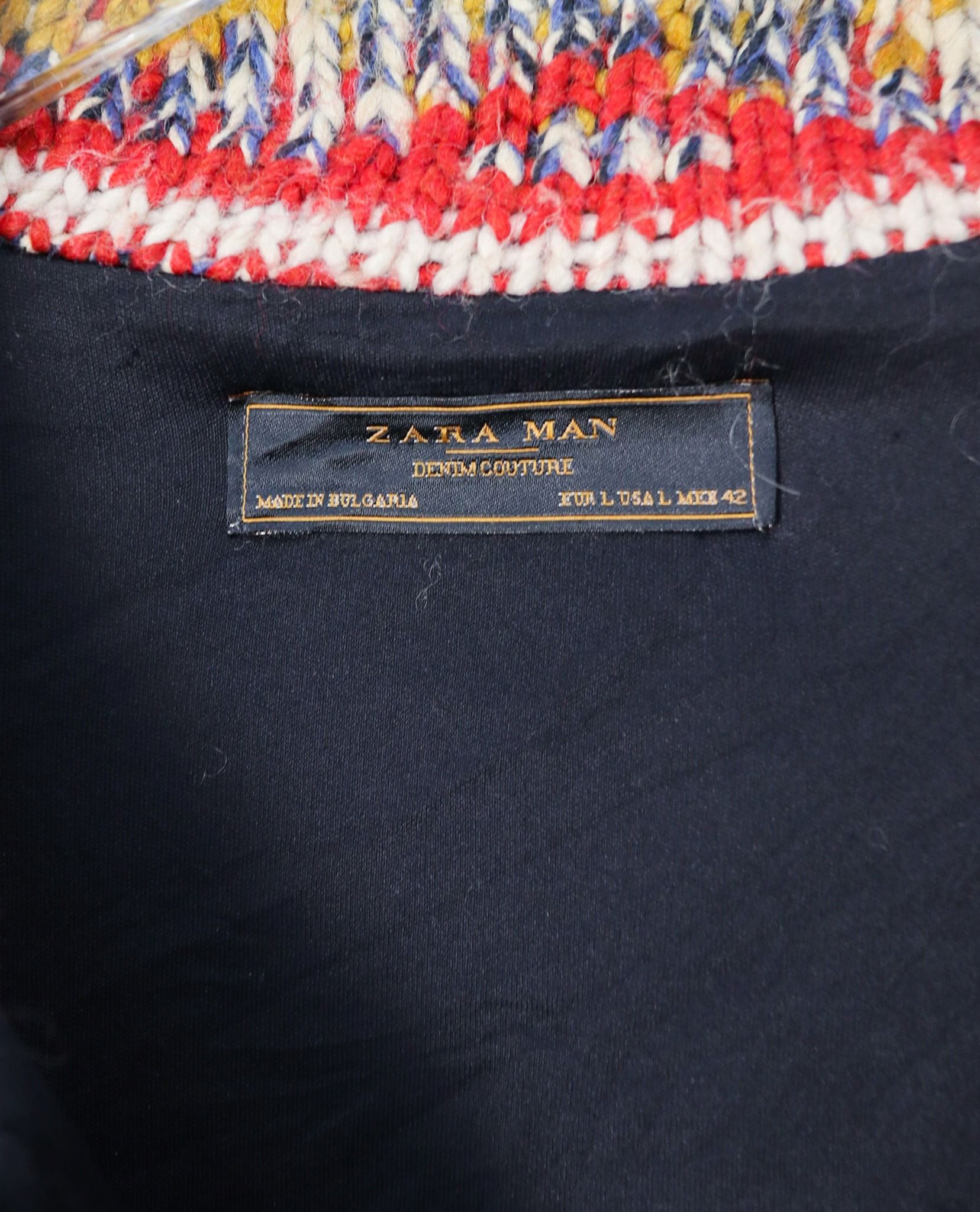 11.13.22 - VTG KNIT BLOUSON JACKET - ZARA MAN