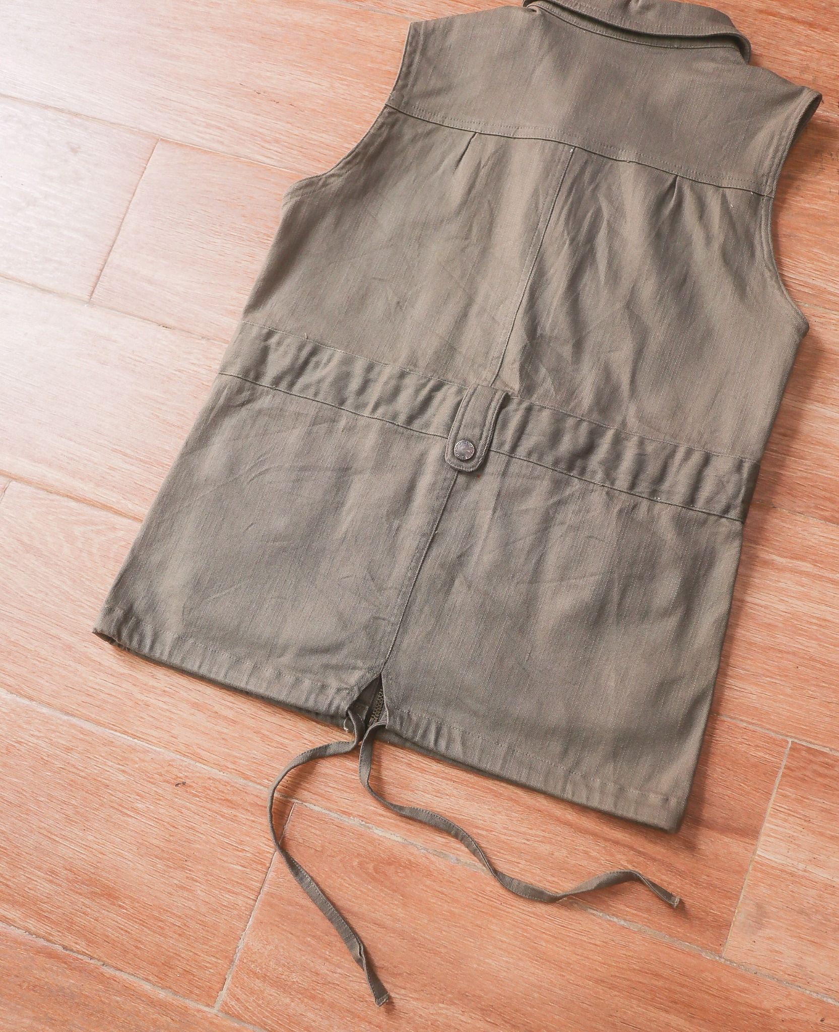 05.19.24 - VTG TWILL SLEEVELESS JACKET - DANCHINAL