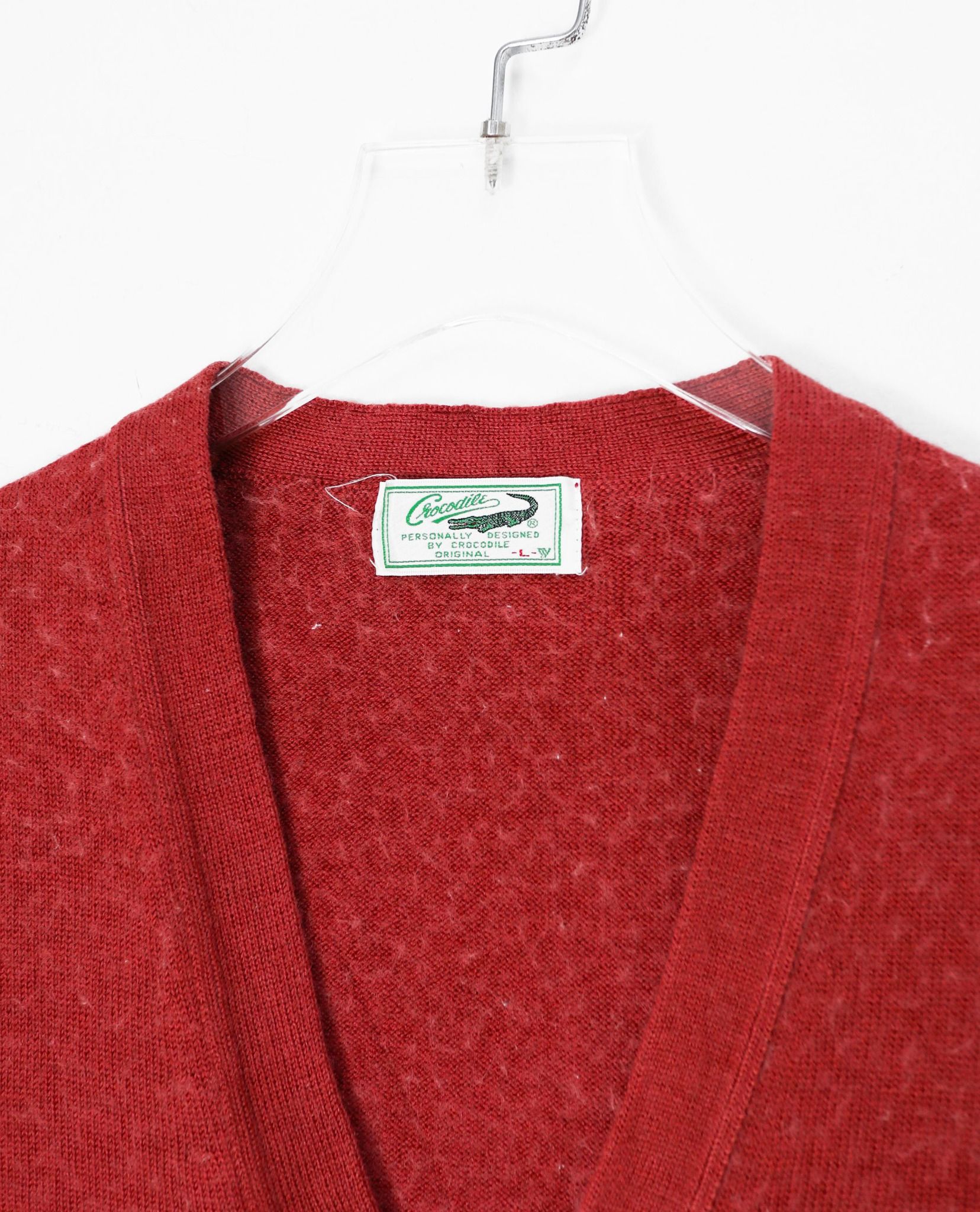 11.13.22 - VTG KNIT VEST JACKET - CROCODILE
