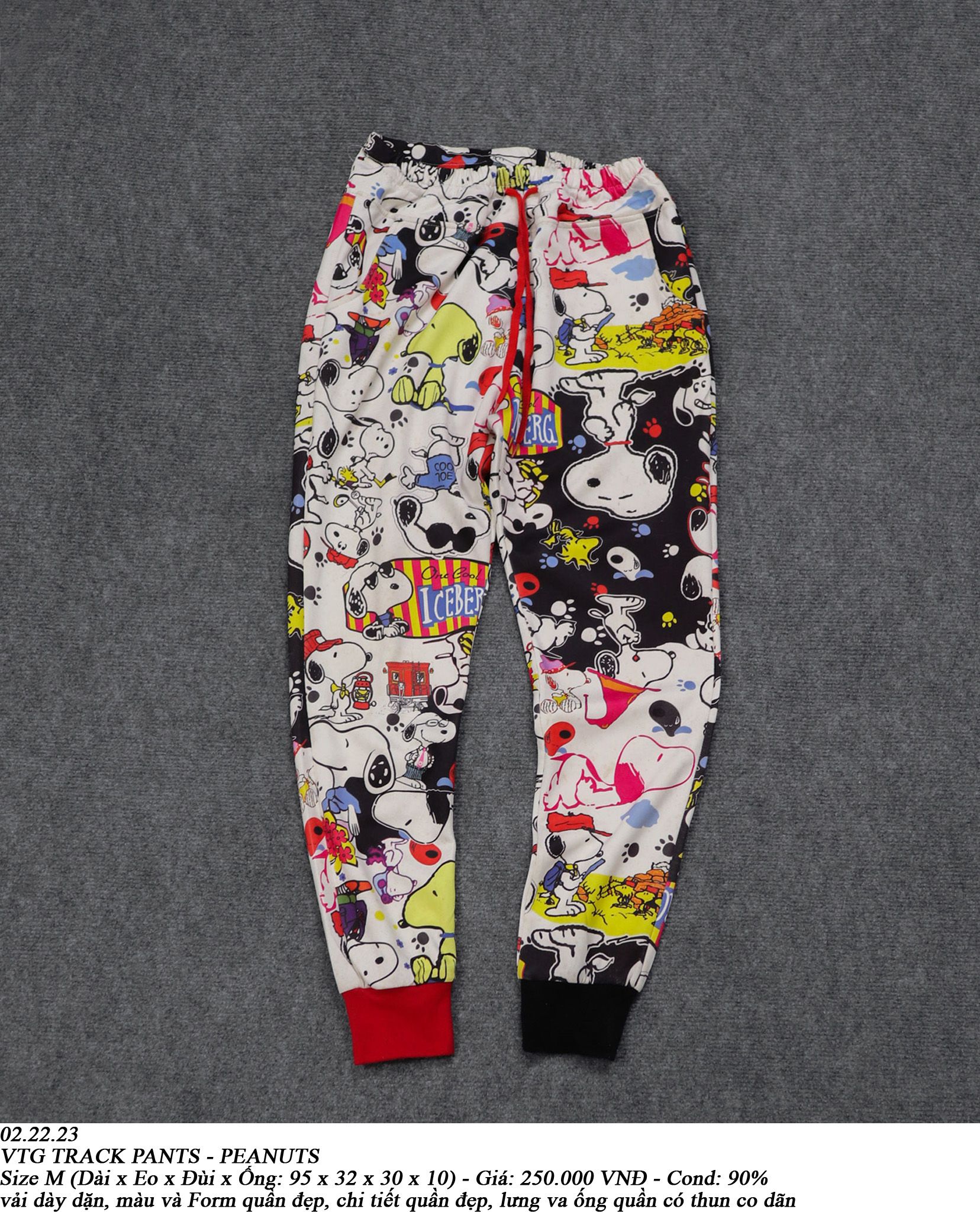 02.22.23 - VTG TRACK PANTS - PEANUTS