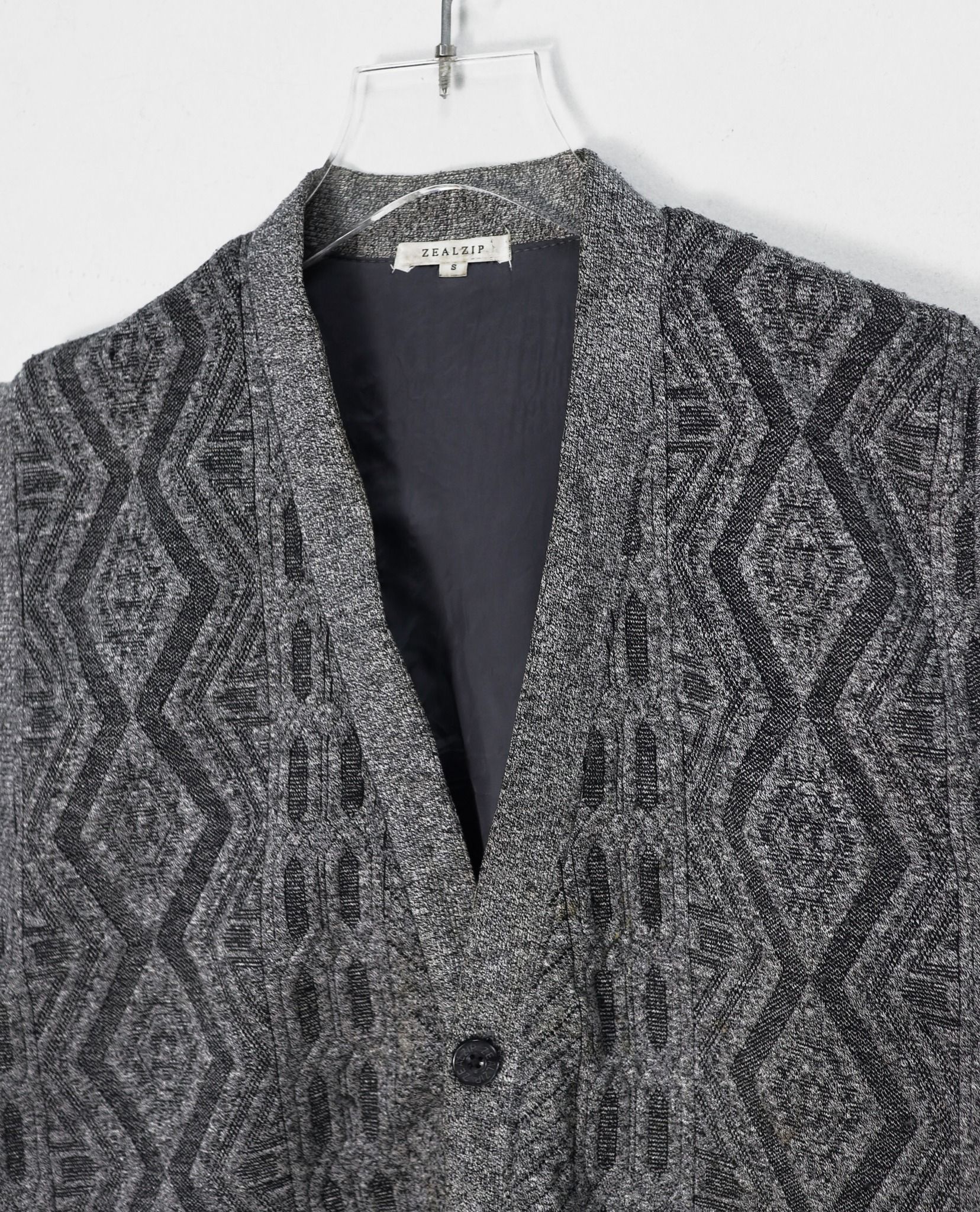 11.13.22 - VTG KNIT VEST JACKET - ZEALZIP