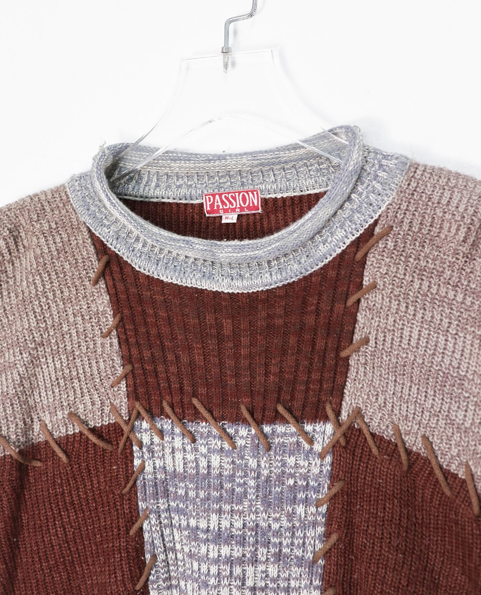 11.15.22 - VTG KNIT SWEATSHIRT - PASSION