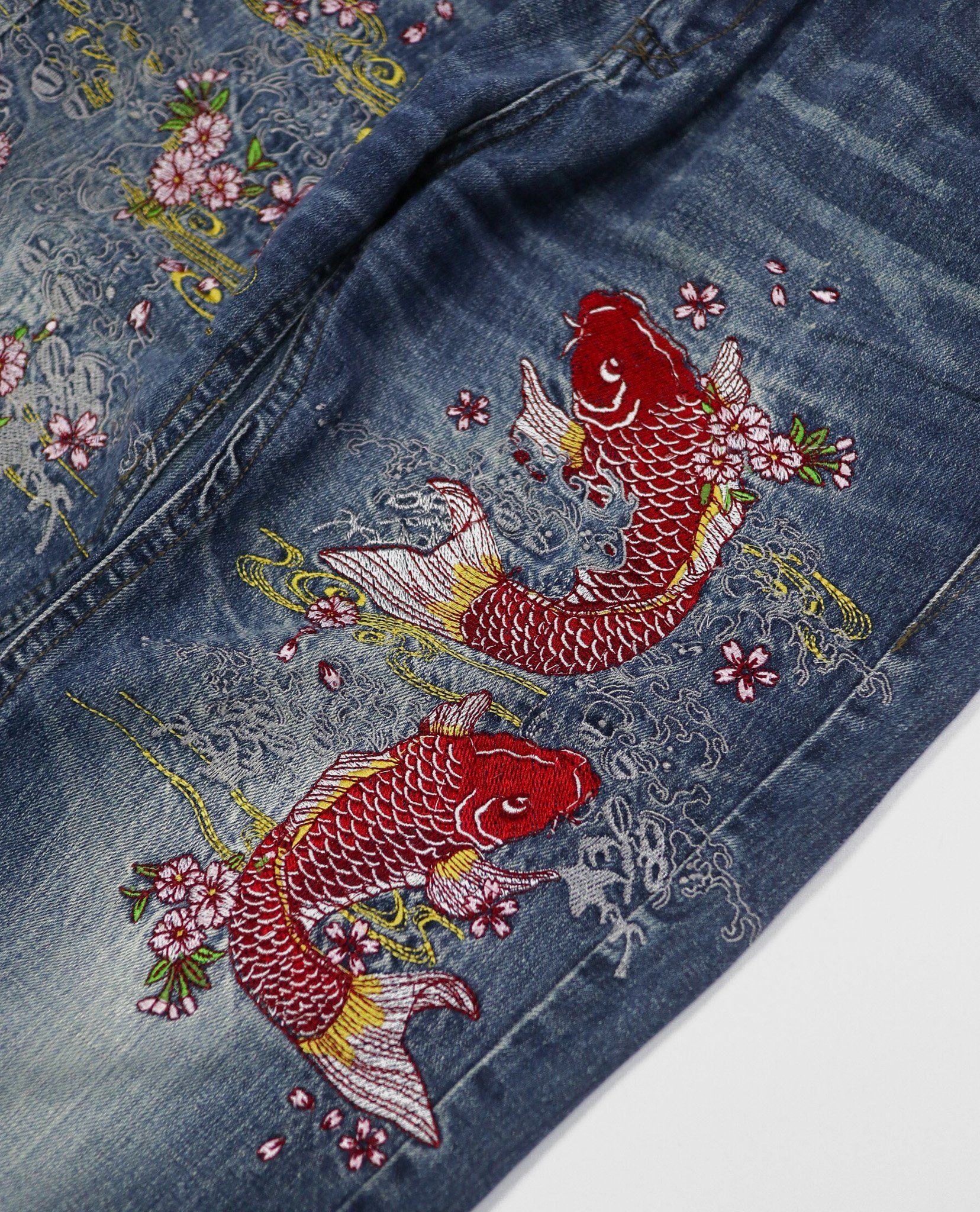 02.21.23 - VTG EMBROIDERED DENIM PANTS - ZEKY